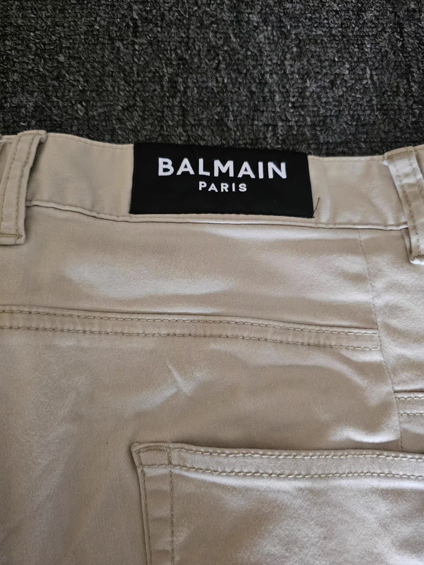 Balmain Balmain beige moto casual pants Q4 Size US 38 / EU 54 - 6 Thumbnail