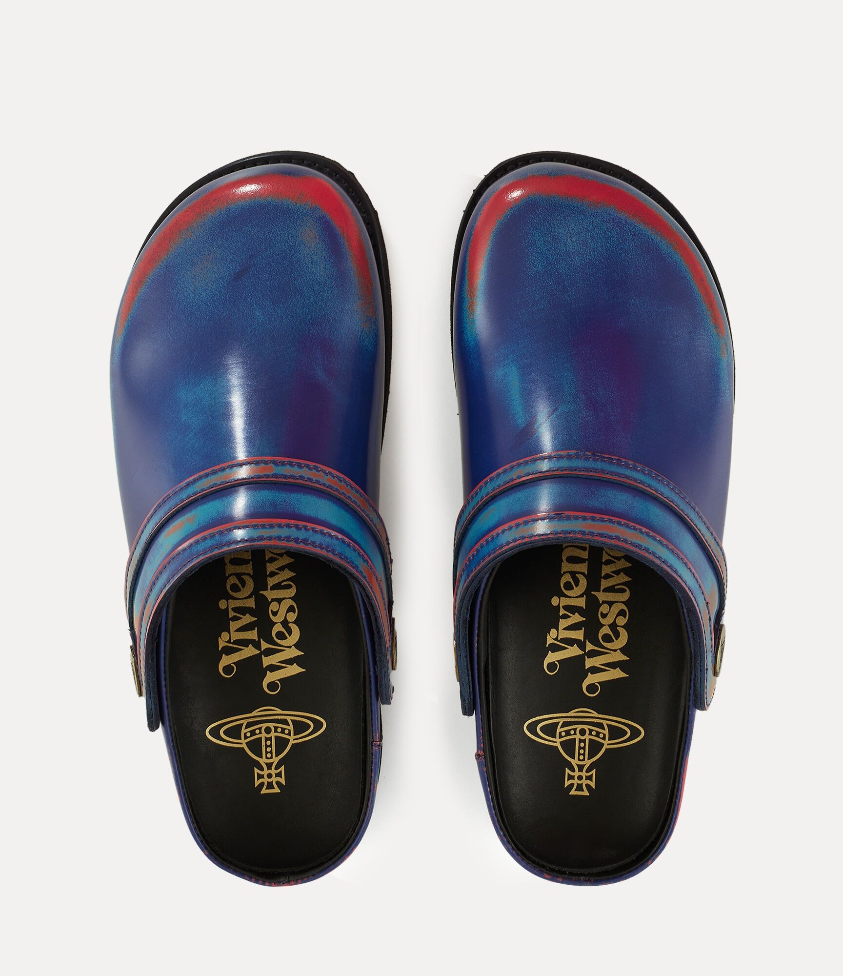 Vivienne Westwood o1f1d3z0825 Oz Clogs in Blue/Pink Size US 11 / IT 41 - 5 Thumbnail