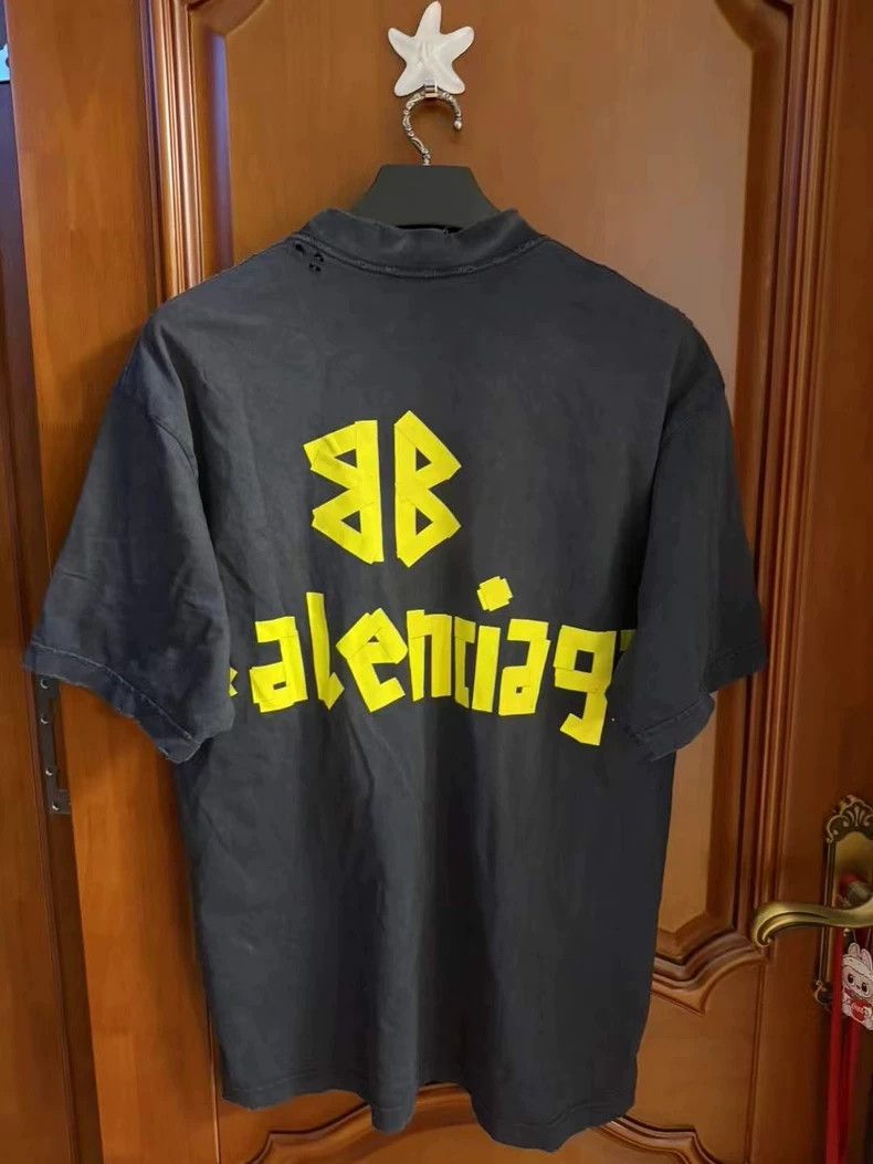 Balenciaga Balenciaga Adhesive tape short sleeve Size US XS / EU 42 / 0 - 2 Thumbnail