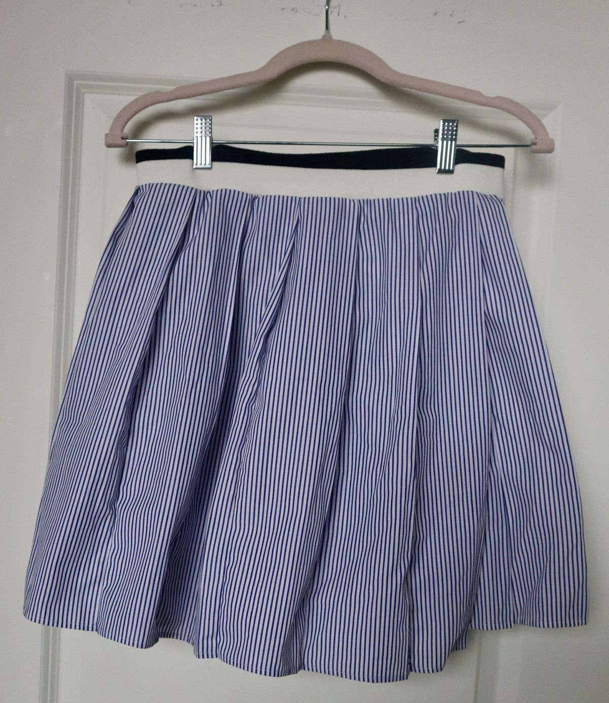 JW Anderson × Uniqlo JW Anderson x Uniqlo Pleated Striped Mini Skirt Size 34" / US 12 / IT 48 - 2 Thumbnail