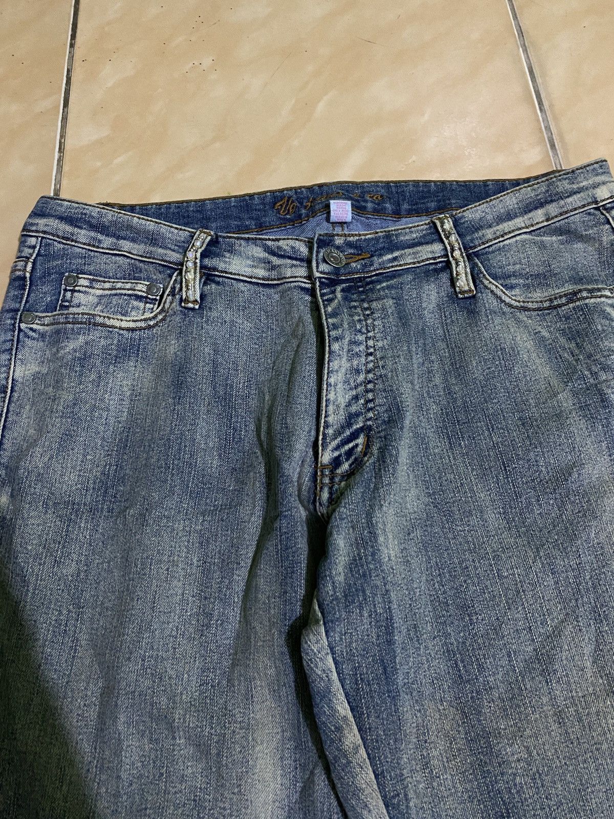 If Six Was Nine × Japanese Brand × Vintage Vj jeans & co Flare jeans washed Size US 35 - 4 Thumbnail