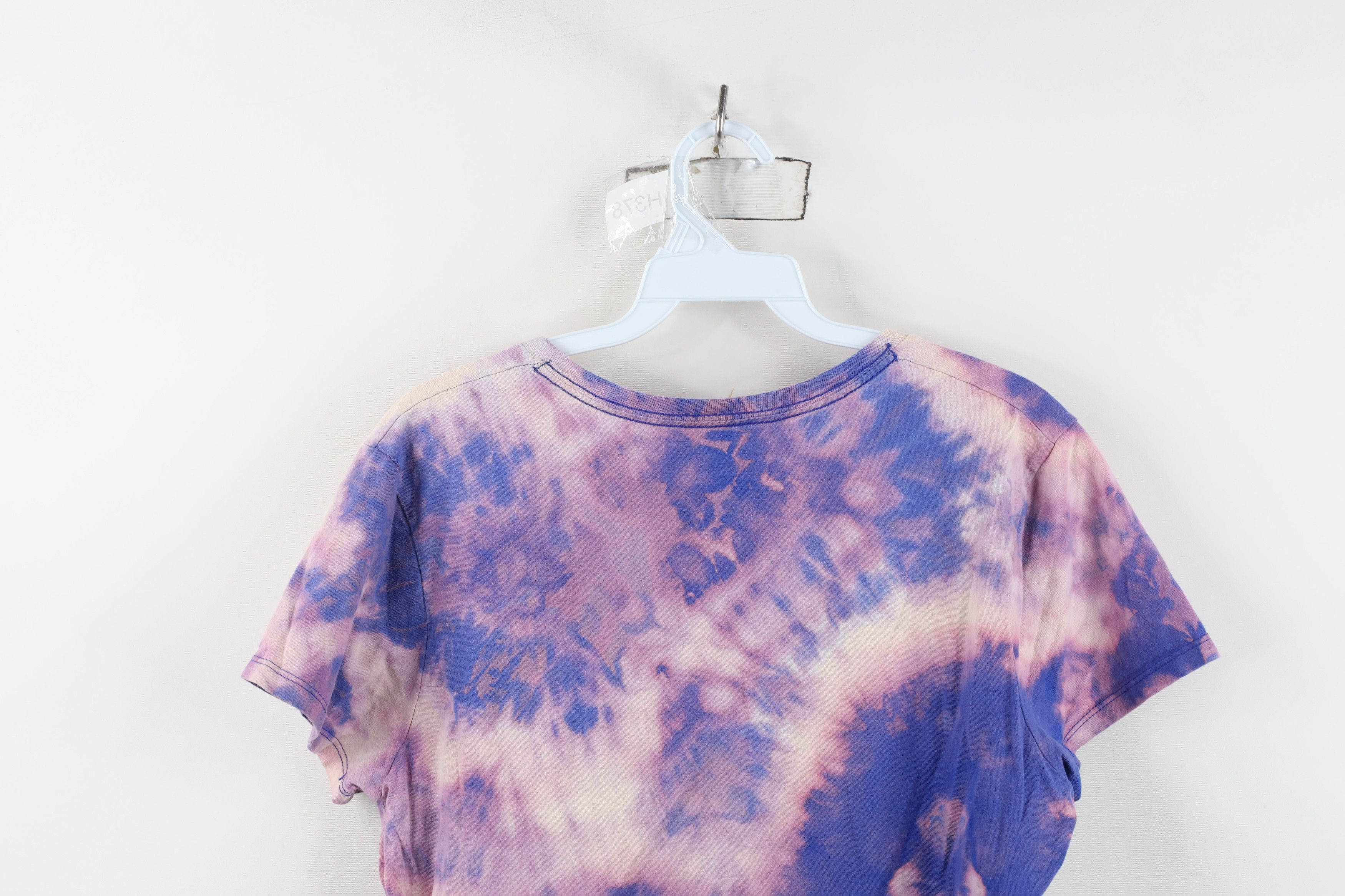 Vintage Vintage Y2K Acid Wash UCLA V-Neck T-Shirt Blue Cotton Size M / US 6-8 / IT 42-44 - 8 Thumbnail