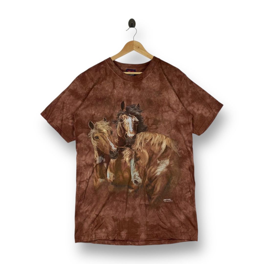 Other Vintage 90s Polar Graphics USA Horse Graphic Tee Size US M / EU 48-50 / 2 - 1 Thumbnail