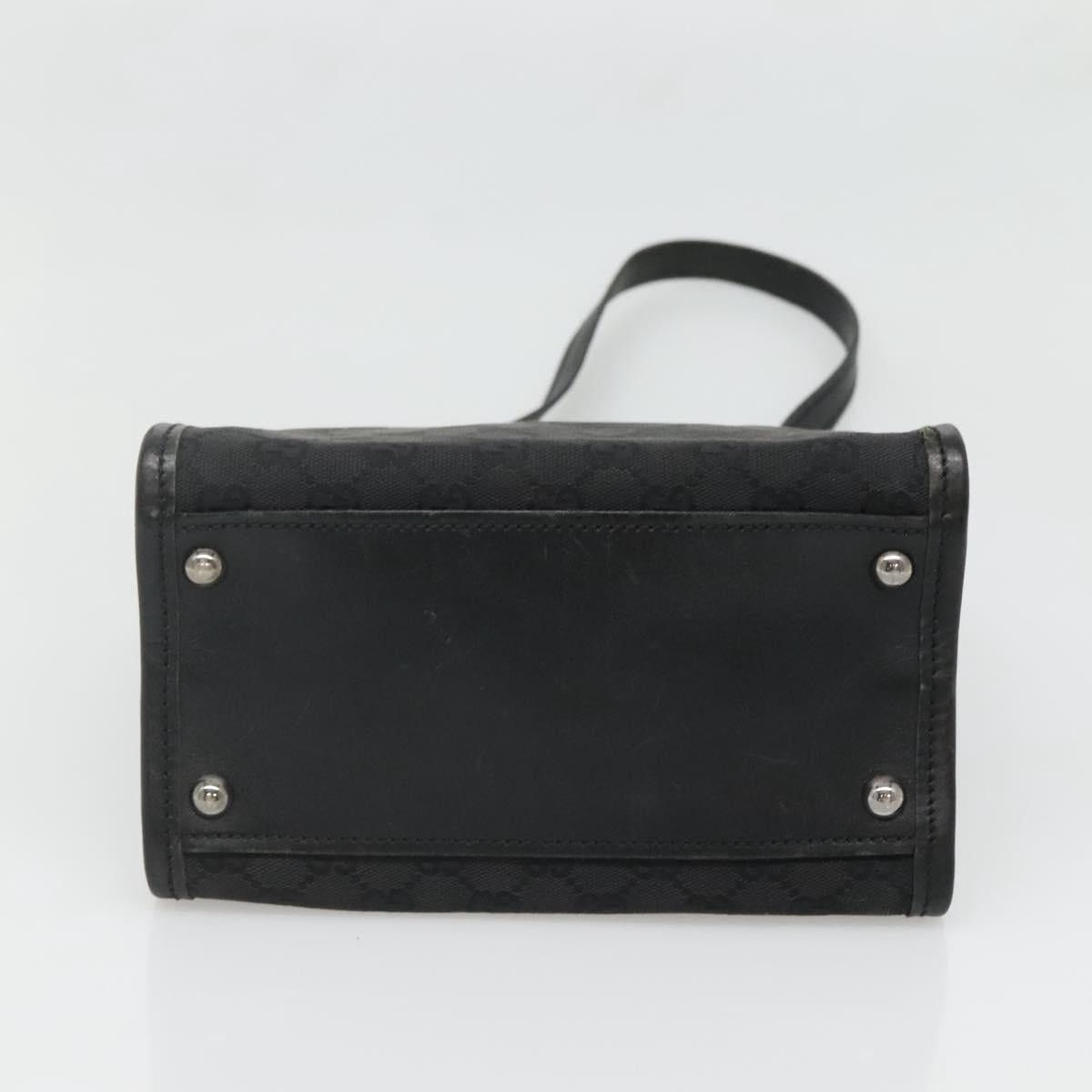 Gucci GUCCI GG Canvas Shoulder Bag Black Silver Size ONE SIZE - 9 Thumbnail