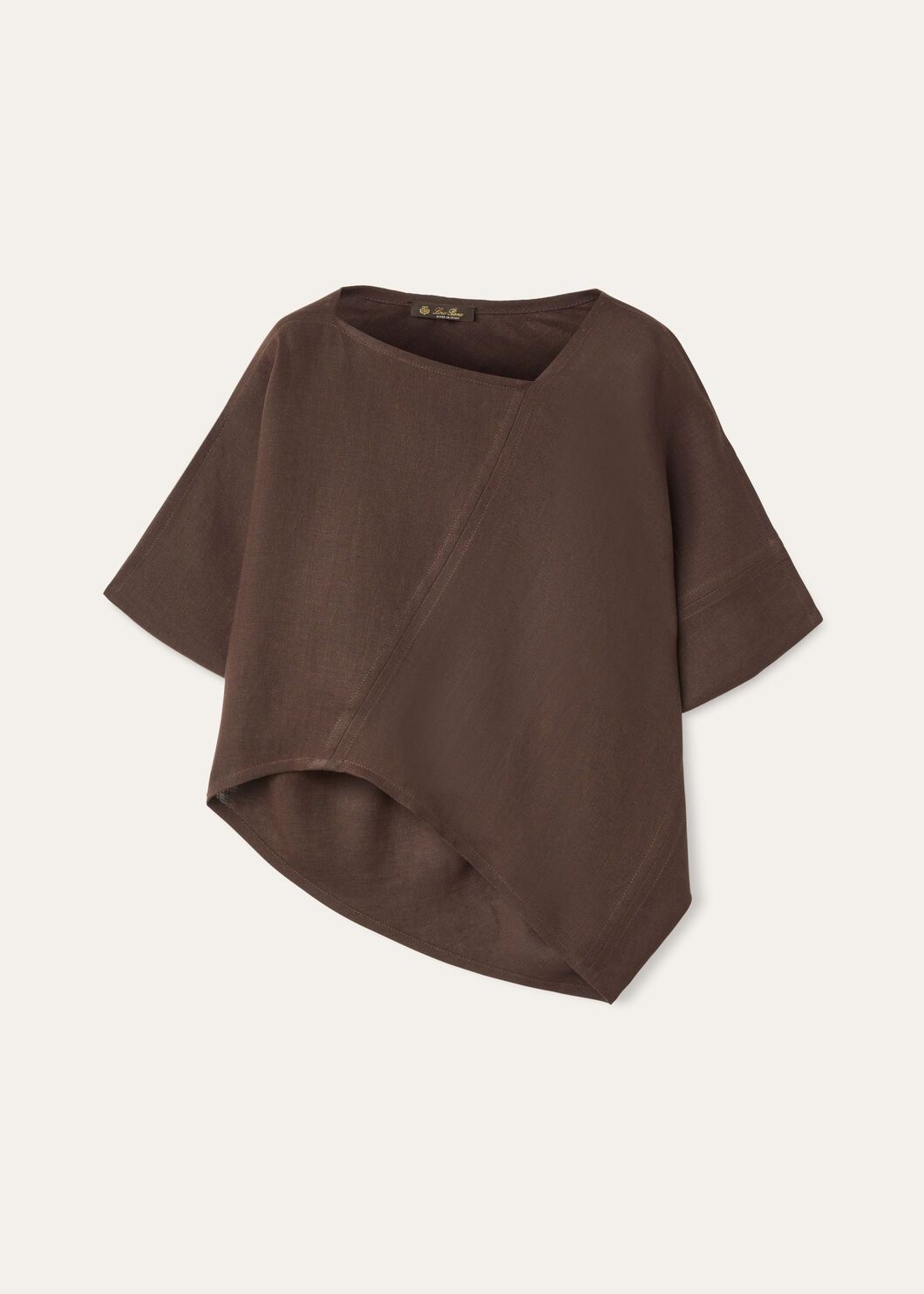 Loro Piana o1srvl11e0825 FAO3387 Gaia Blouse in Brown Size L / US 10 / IT 46 - 1 Thumbnail