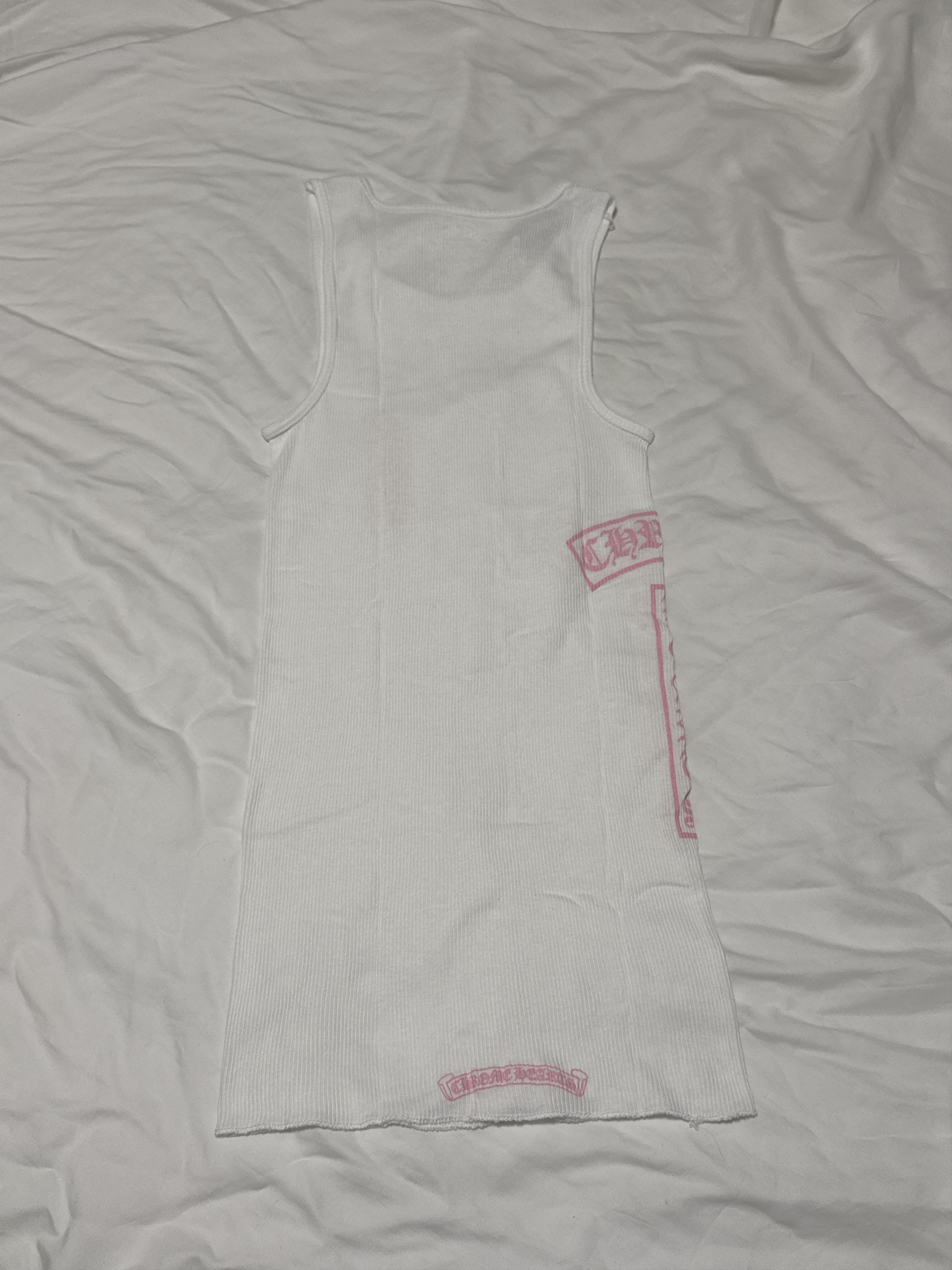 Chrome Hearts T Bar Rib Tank Pink and White Size US S / EU 44-46 / 1 - 10 Thumbnail