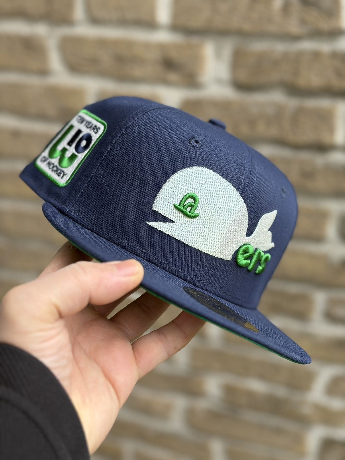 Topperz Blue Hartford Whalers size 7 1/4 Size ONE SIZE - 1 Thumbnail