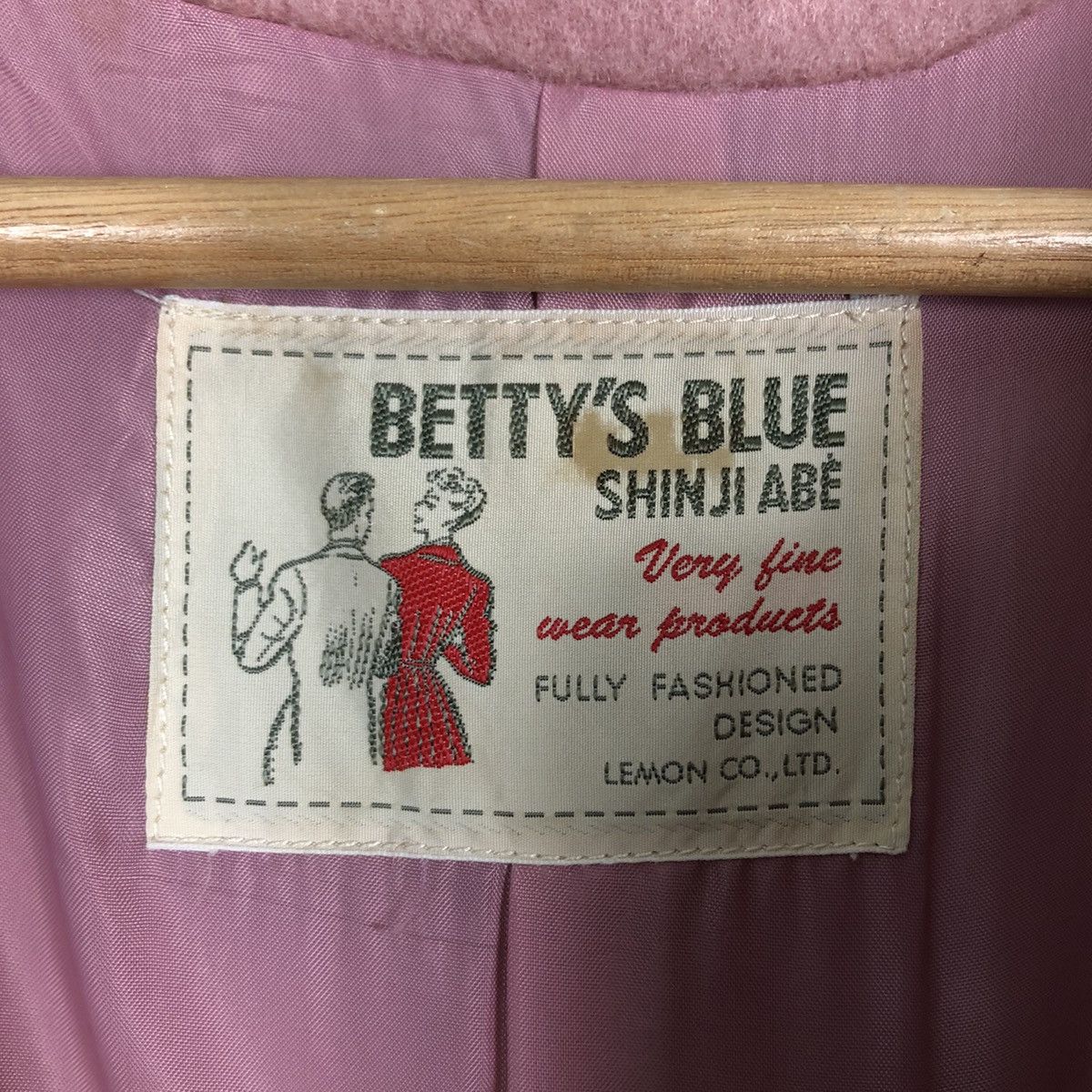 Japanese Brand 🔥Long Jacket Wool Betty’s Blue Japan Size US M / EU 48-50 / 2 - 12 Thumbnail