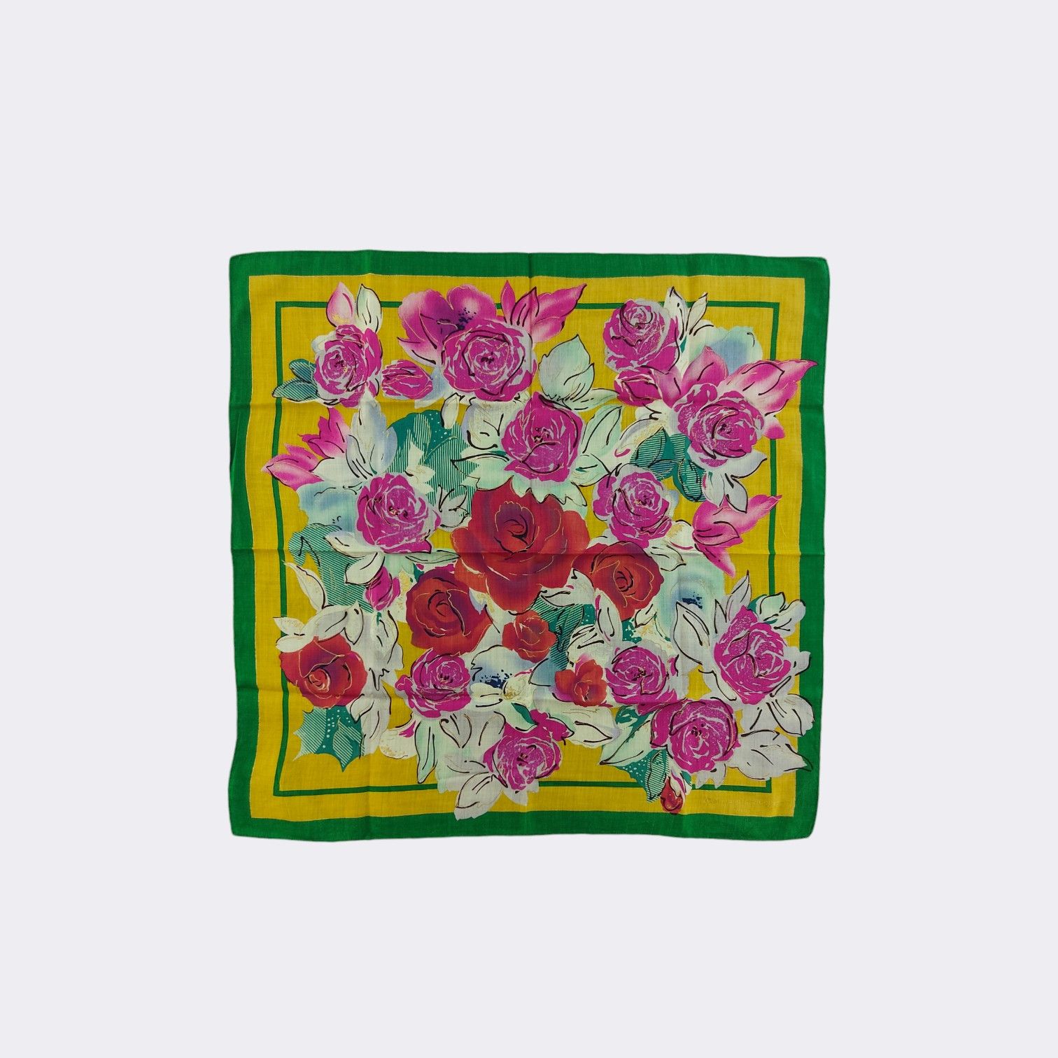 Jean-Louis Scherrer Vintage Jean Louis Scherrer Handkerchief Neckerchief H207G Size ONE SIZE - 2 Thumbnail