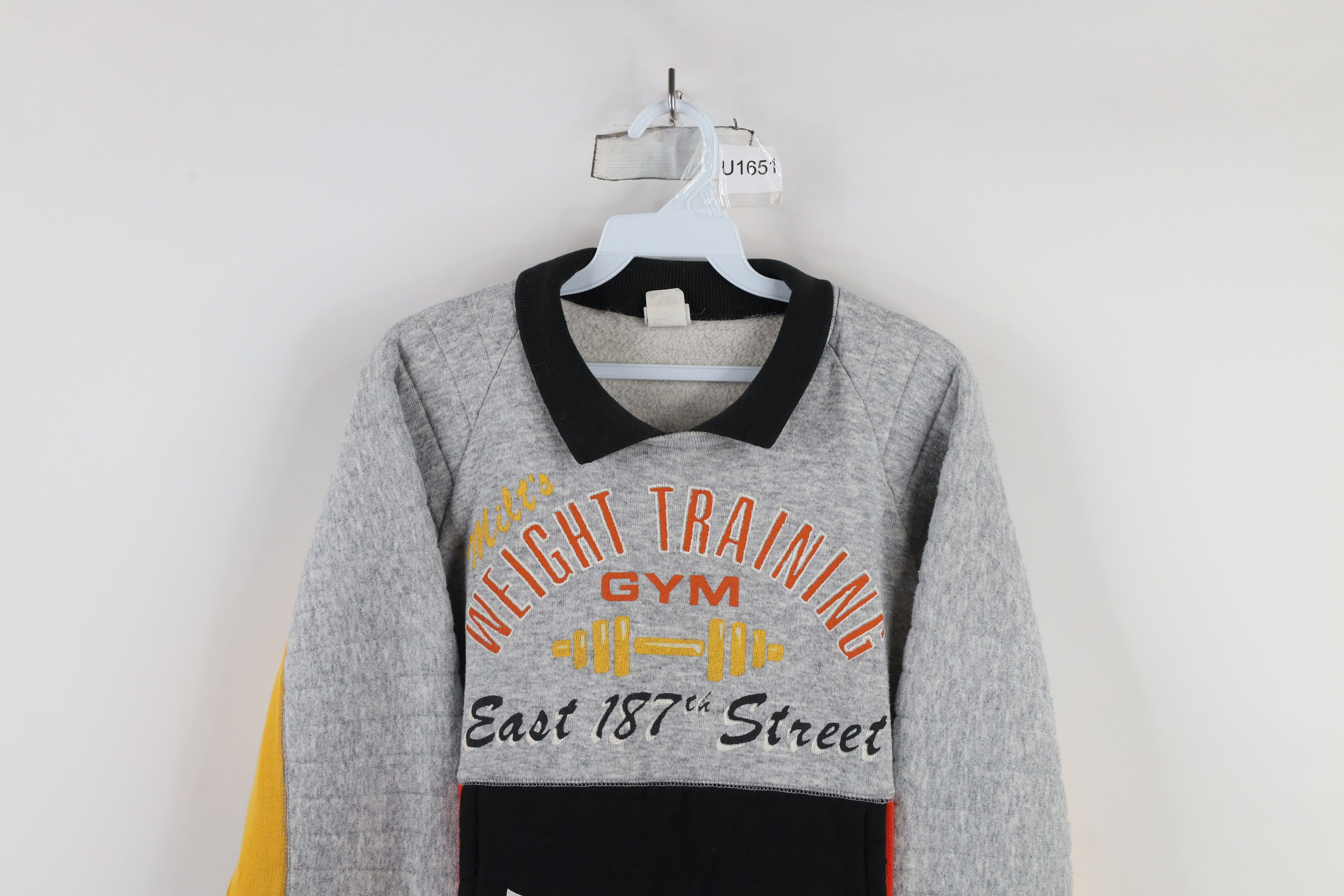 Everlast × Vintage Vintage 80s Everlast Gym Boxing Collared Sweatshirt USA Size US S / EU 44-46 / 1 - 2 Thumbnail