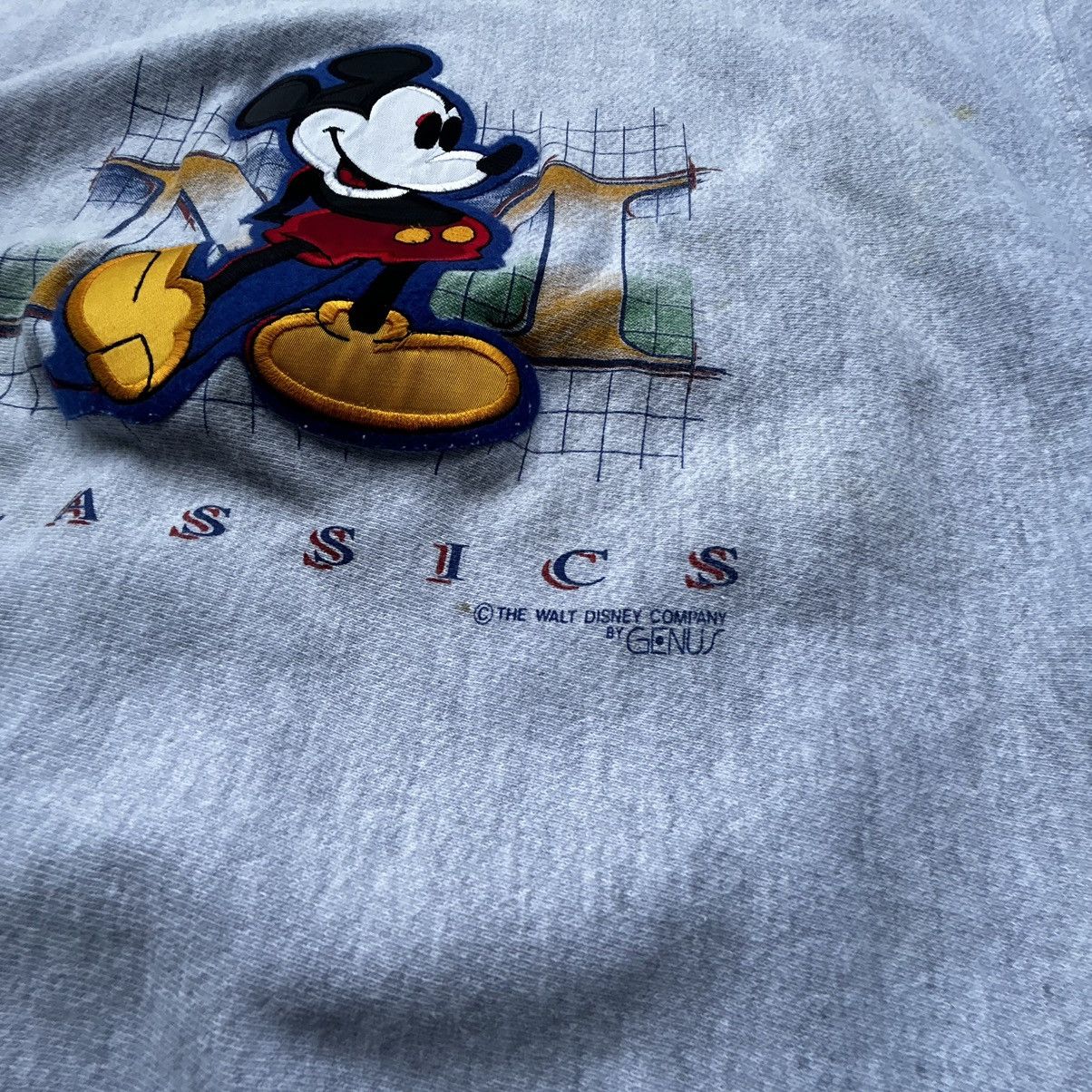 Disney Vintage 90’s Mickey Mouse Reverse Weave Crewneck Sweatshirt Size US XL / EU 56 / 4 - 3 Thumbnail