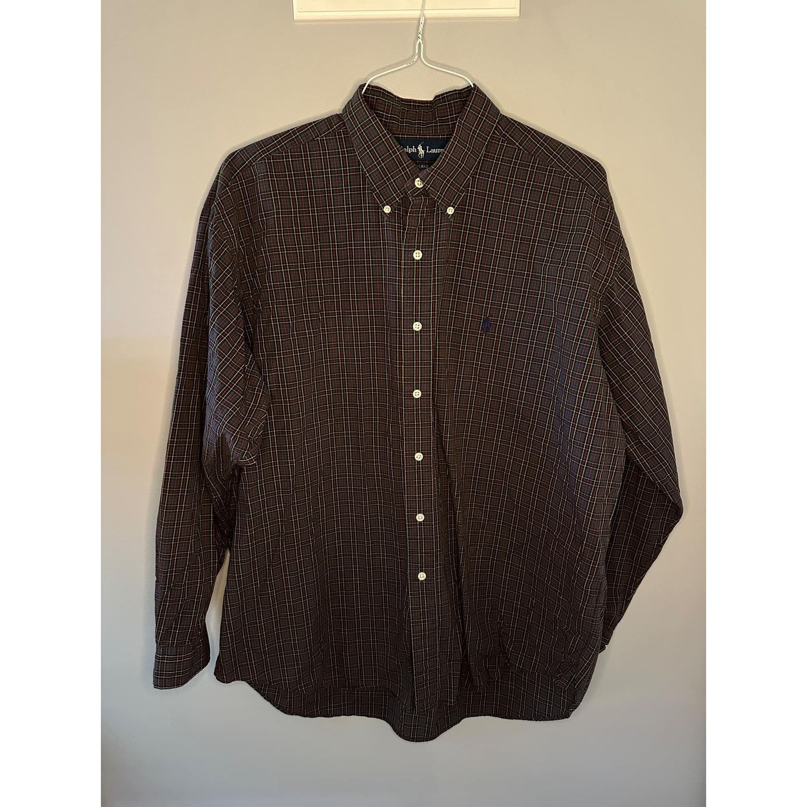 Ralph Lauren Ralph Lauren Blake Plaid Long Sleeve Button-Down Shirt XL Size US XL / EU 56 / 4 - 2 Thumbnail