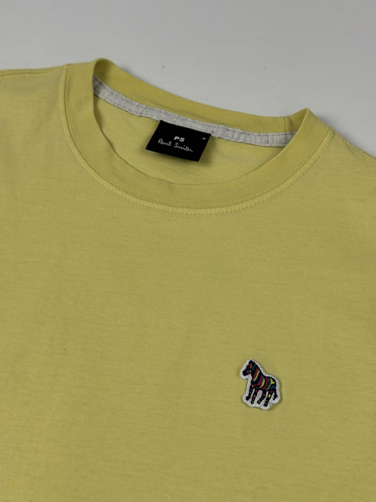 Paul Smith PAUL SMITH Zebra Logo Yellow Organic Cotton T-Shirt Size US M / EU 48-50 / 2 - 4 Thumbnail