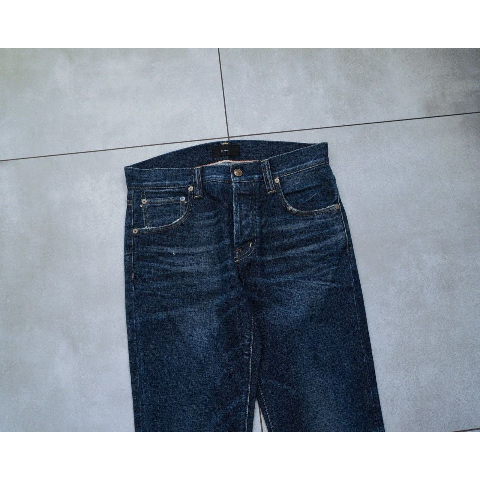 Alanui Alanui blue italy srl indigo denim jeans Size US 30 / EU 46 - 2 Thumbnail