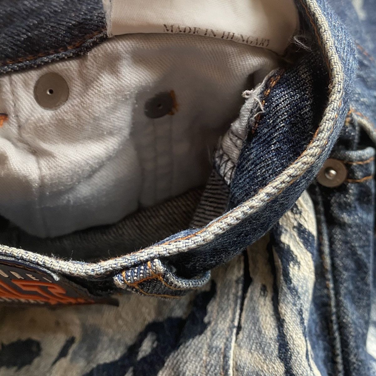 W&LT W&Lt Painted Jeans Size US 30 / EU 46 - 7 Thumbnail