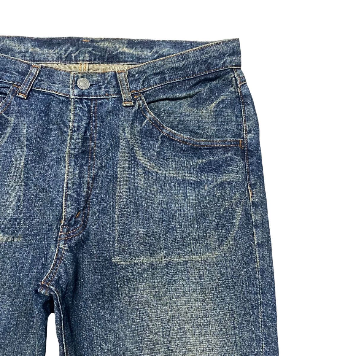 Vintage Vintage BIG JOHN Denim Cargo Pocket Jeans Size US 34 / EU 50 - 5 Thumbnail