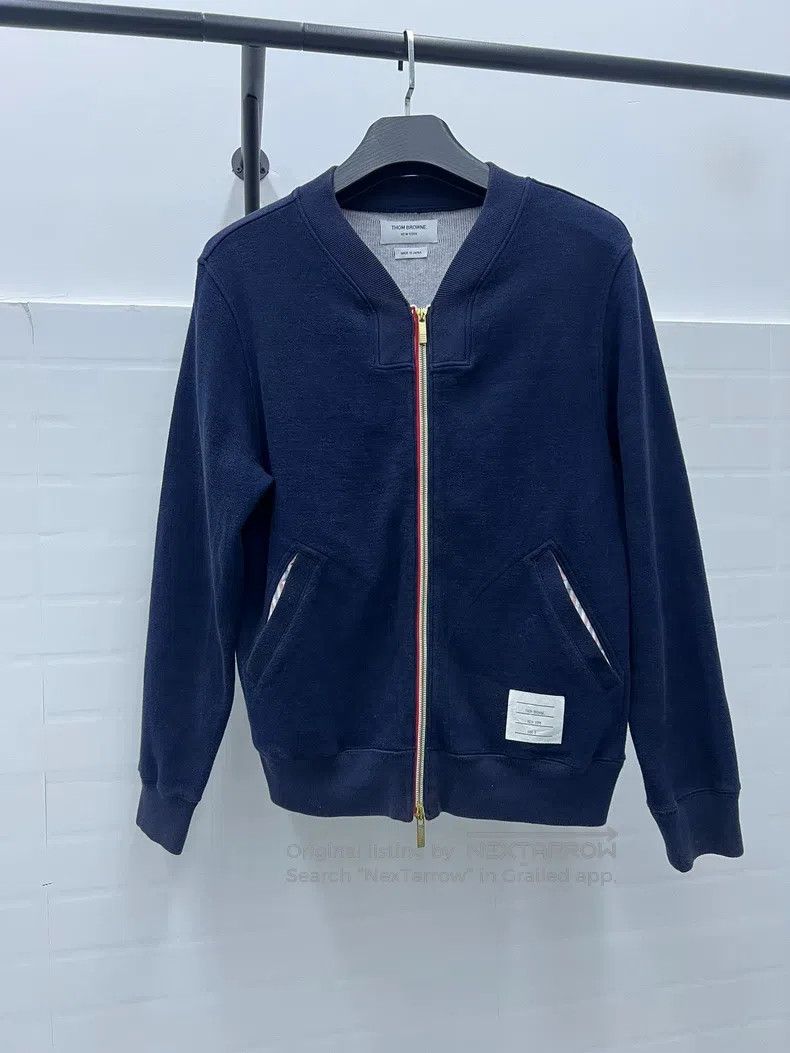 Thom Browne Thom Browne Blue and green zipper jacket Size US L / EU 52-54 / 3 - 1 Thumbnail