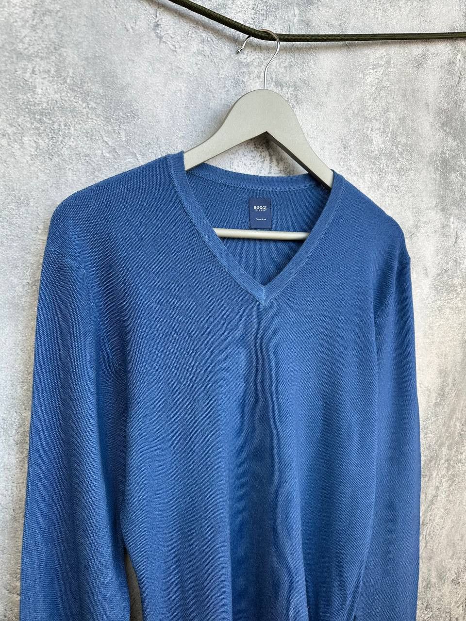 Boggi Boggi Milano Knit V-Neck Wool Sweater Jumper Italian Style Size US M / EU 48-50 / 2 - 3 Thumbnail