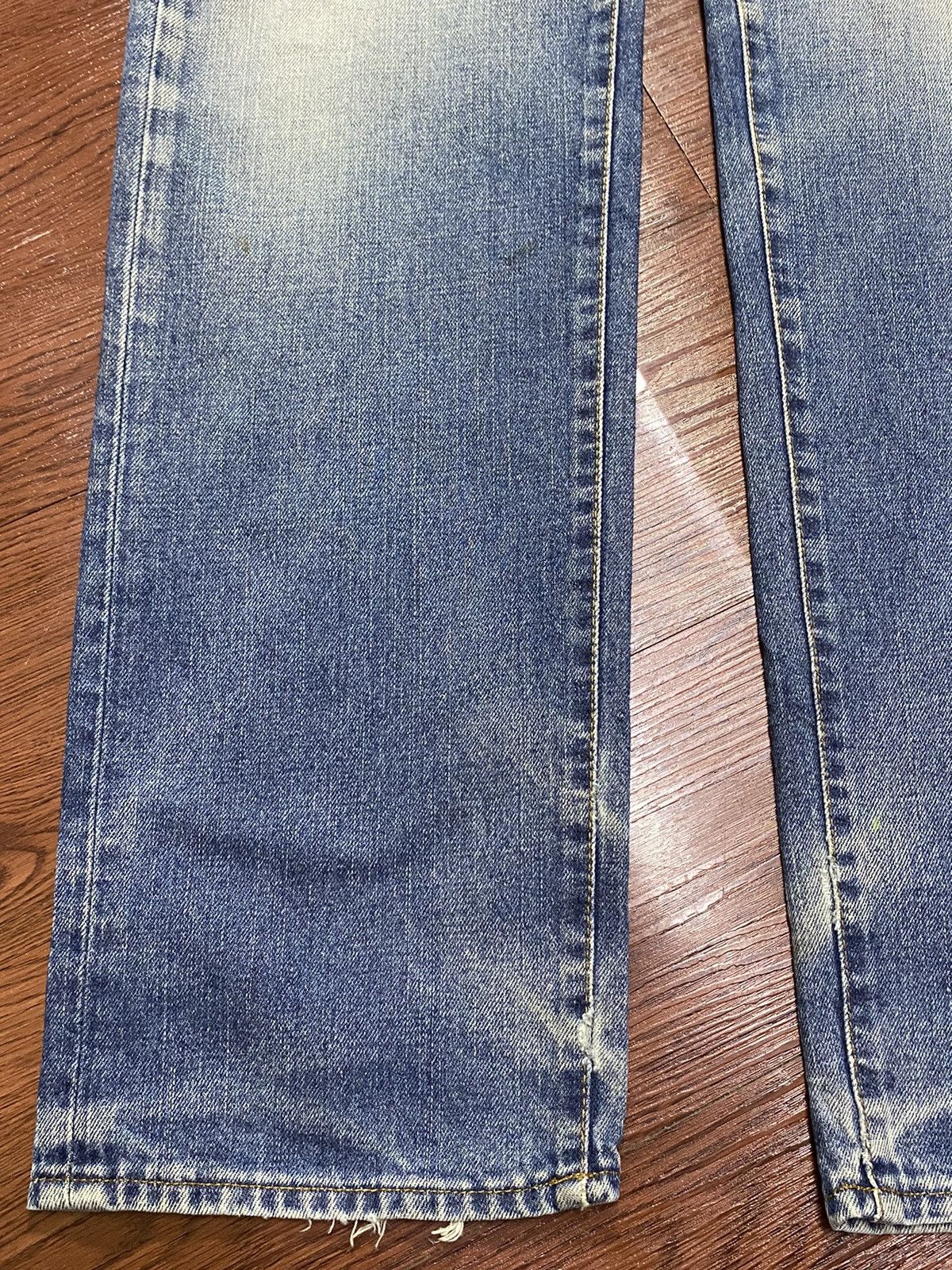 Diesel Black Gold Vintage Diesel Industry Faded Wash Distressed Slim Jeans Size US 30 / EU 46 - 9 Thumbnail