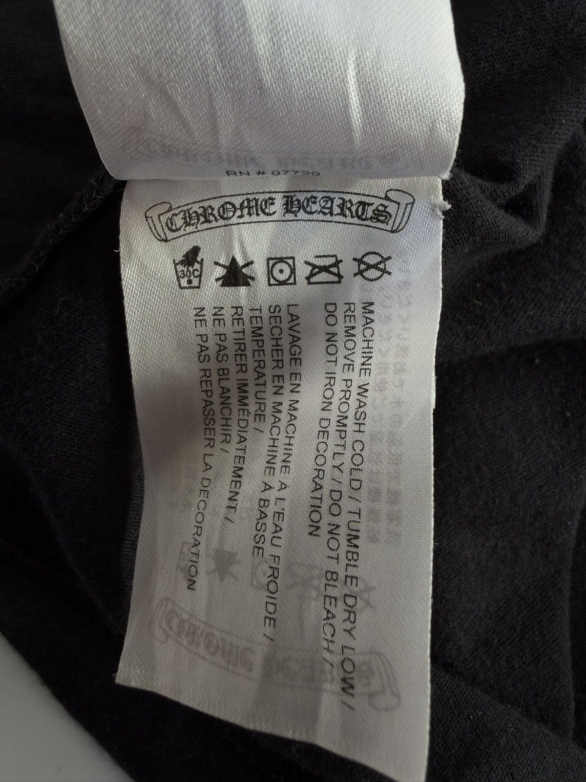 Chrome Hearts Chrome Hearts Multi Color Cross Cemetery Pocket Tee Size US M / EU 48-50 / 2 - 8 Thumbnail