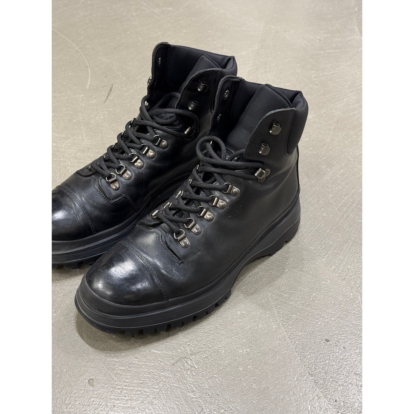 Prada 2000s Prada leather combat boots Size US 10 / EU 43 - 9 Thumbnail