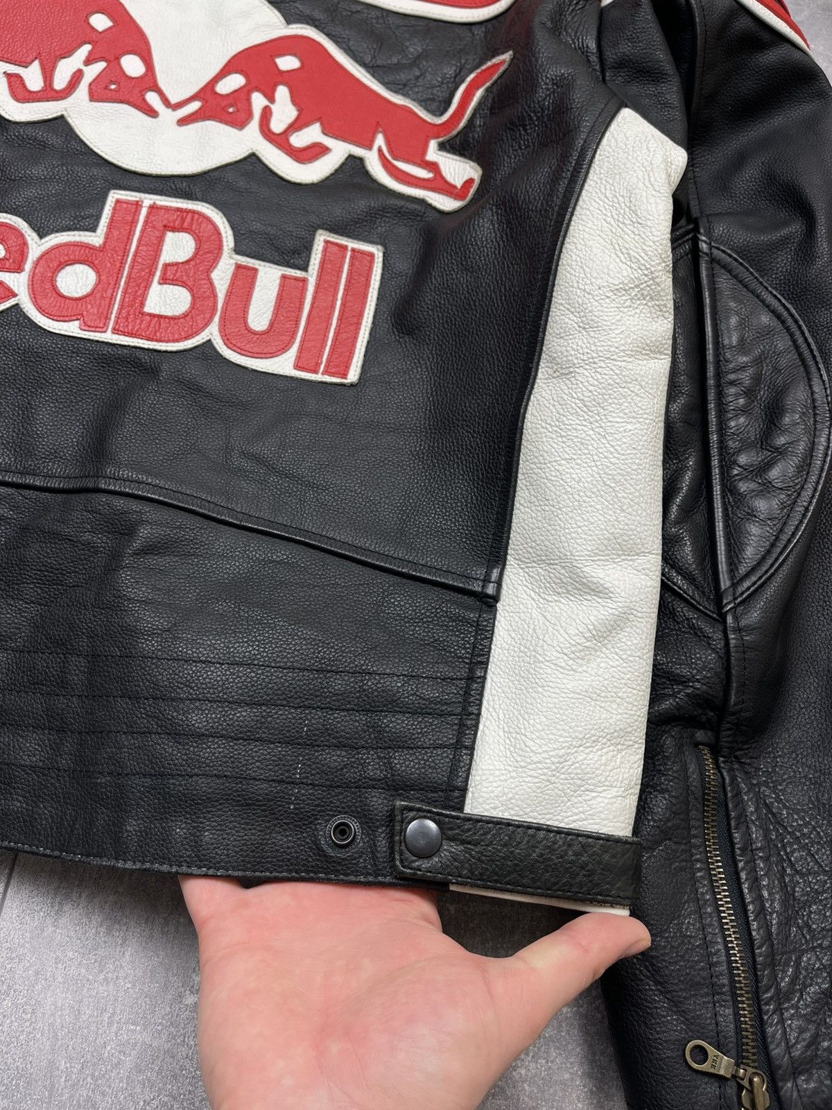 Vintage Red Bull Sponsored Racing Leather Jacket Size XXL Men’s Size US XXL / EU 58 / 5 - 20 Thumbnail