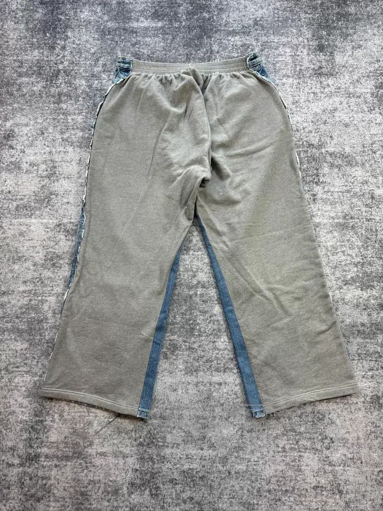 Balenciaga Balenciaga size M Denim Sweatpants - Patchwork with Denim Size US 27 - 2 Thumbnail