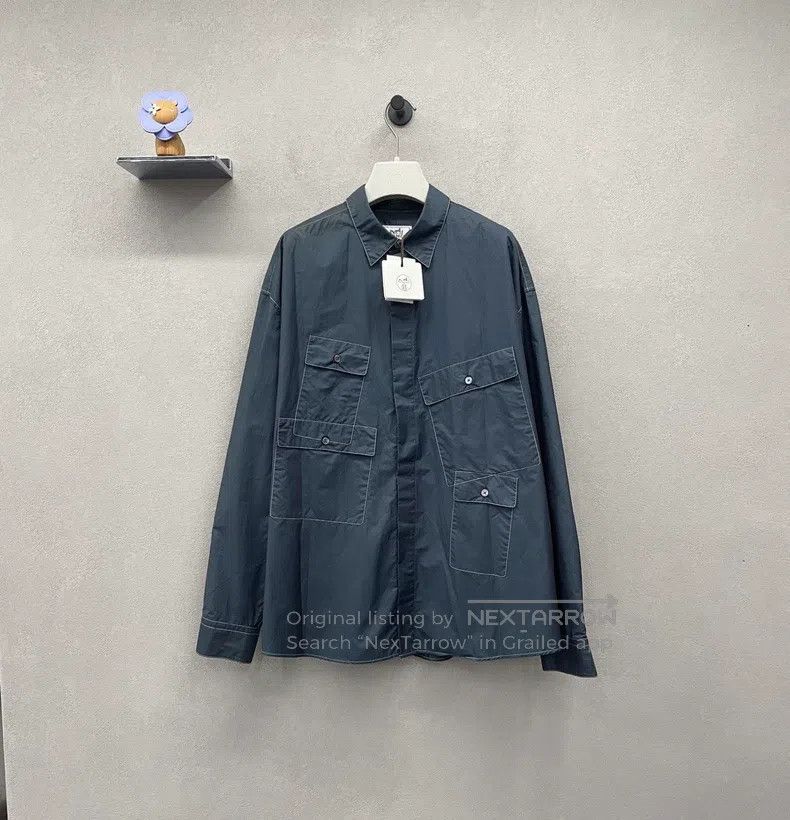 Hermes Hermes size 41 Collared single-breasted long-sleeve shirt, Size US L / EU 52-54 / 3 - 2 Thumbnail