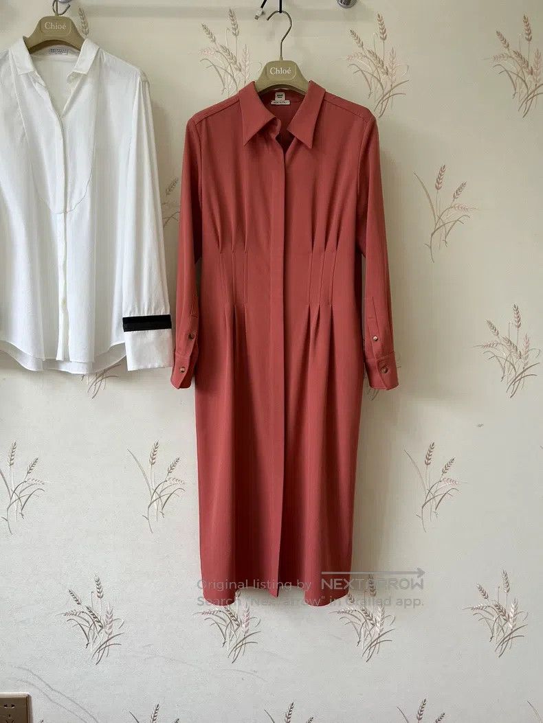 Hermes Hermes Mallow pink wool elegant dress Size XS / US 0-2 / IT 36-38 - 2 Thumbnail
