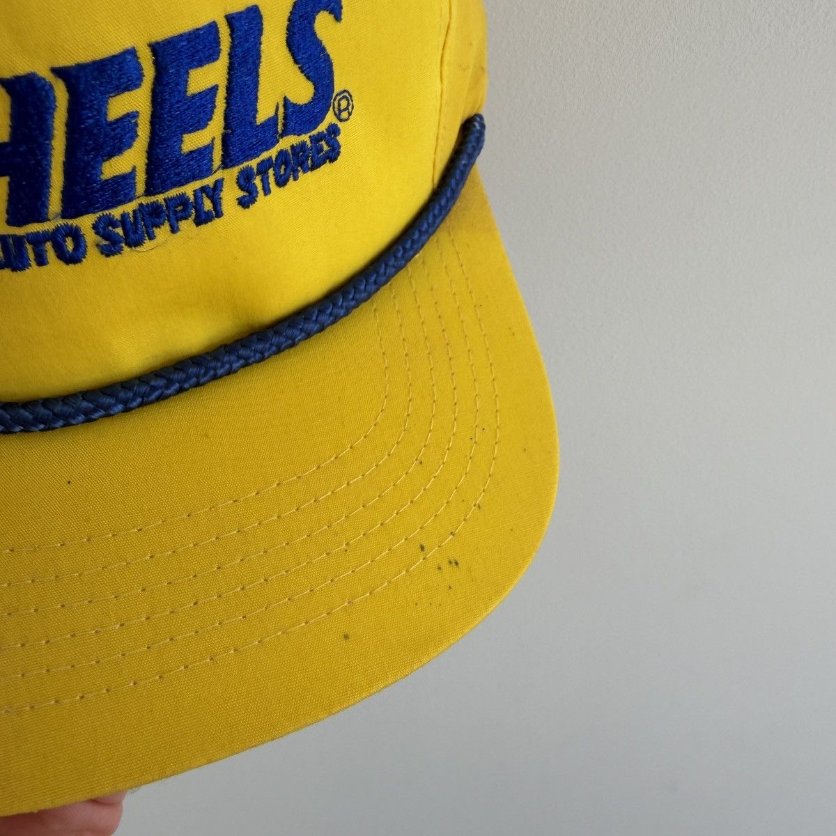 Other 1990s Vintage Wheels Auto Racing Trucker Hat Size ONE SIZE - 3 Thumbnail