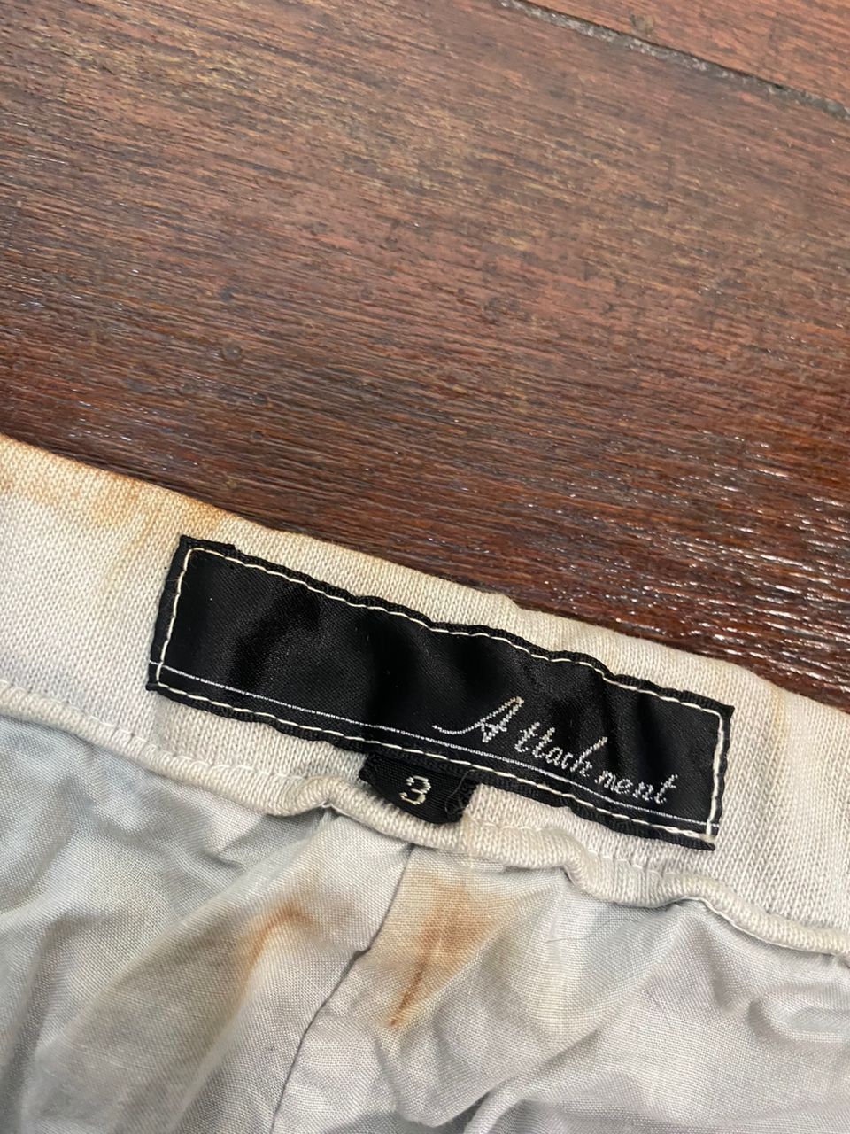 Attachment × Designer × Japanese Brand Unisex🔥 vintage attachment distressed baggy pants Size US 31 - 8 Thumbnail