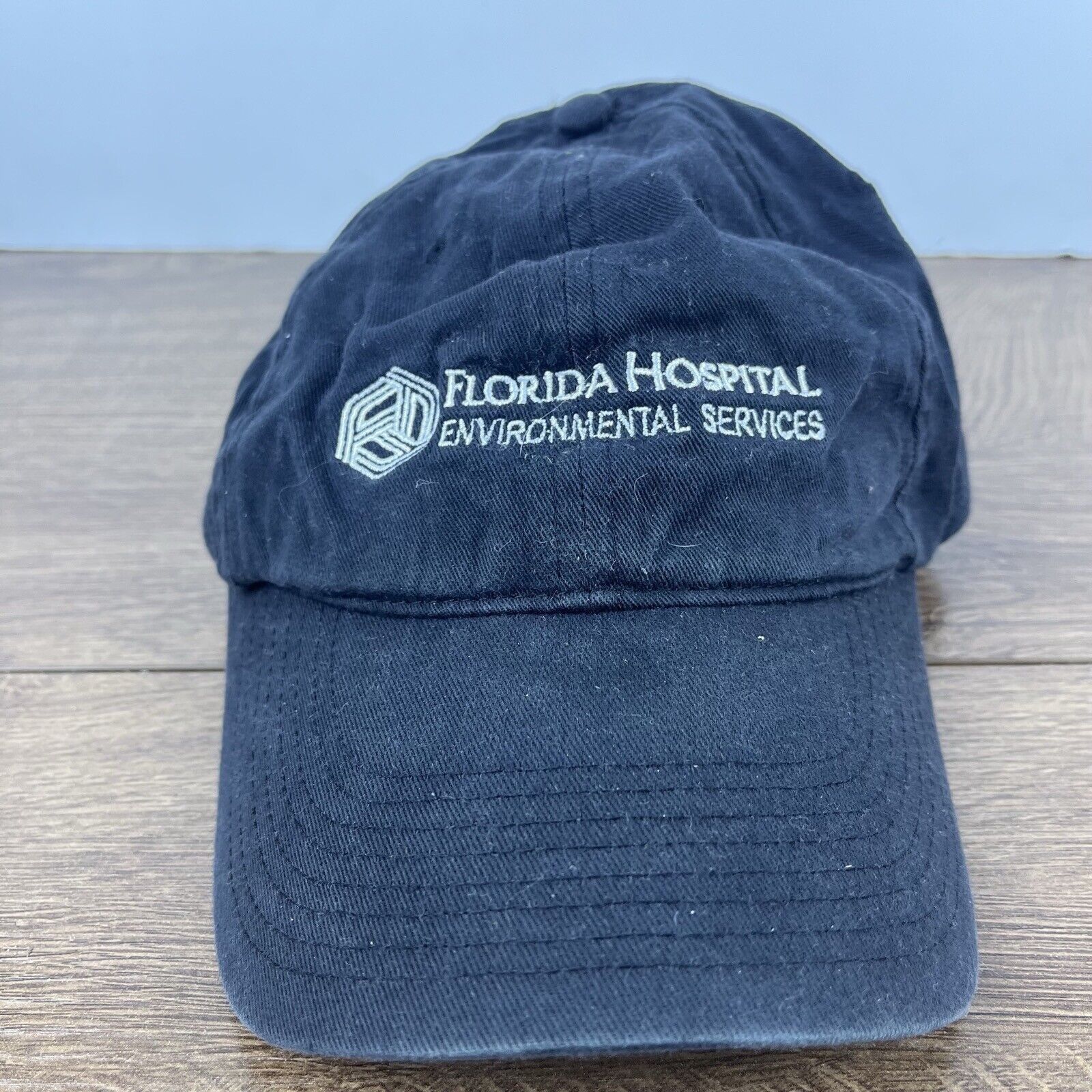 Nike Florida Hospital Hat Environmental Services Black Hat Adjust Size ONE SIZE - 2 Thumbnail