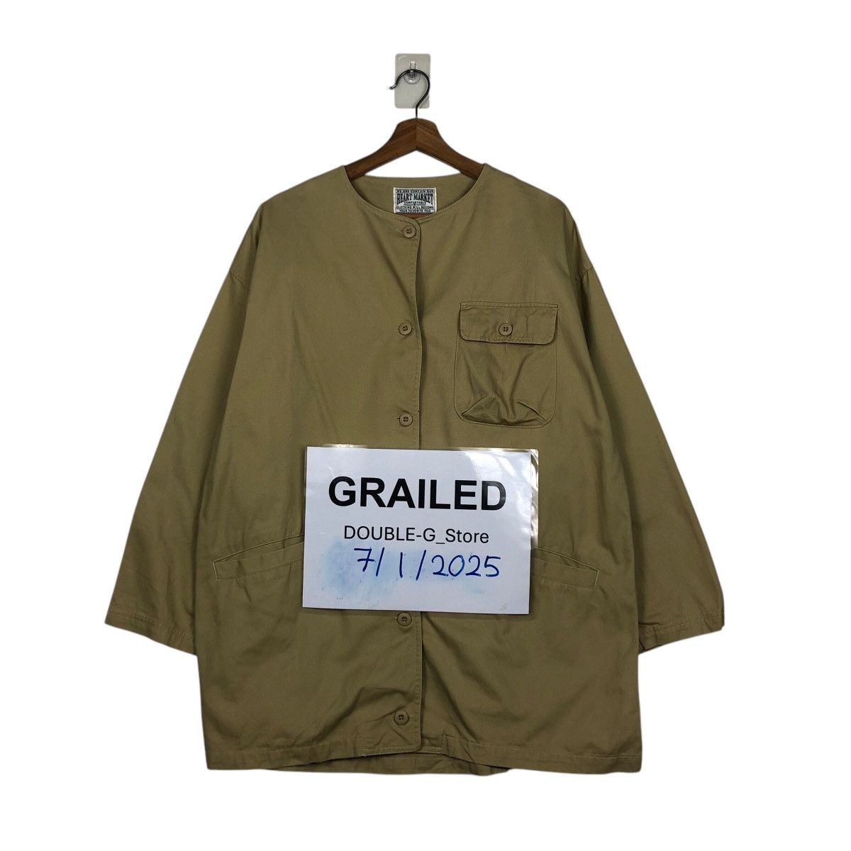 Blue Blue Japan 📌Vintage Chore Worker Duck Canvas Jacket Heart Market Size US M / EU 48-50 / 2 - 1 Thumbnail