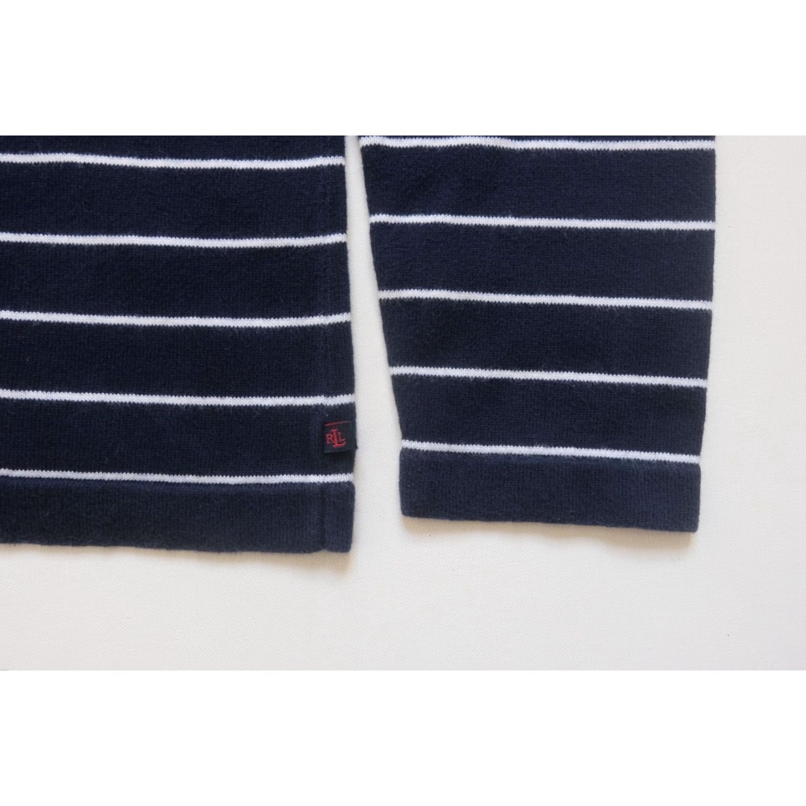 Ralph Lauren VINTAGE LAUREN RALPH LAUREN NAUTICAL HONG KONG TIE LACE UP STRIPE BLUE SHIRT SZ XL Size XL / US 12-14 / IT 48-50 - 4 Thumbnail