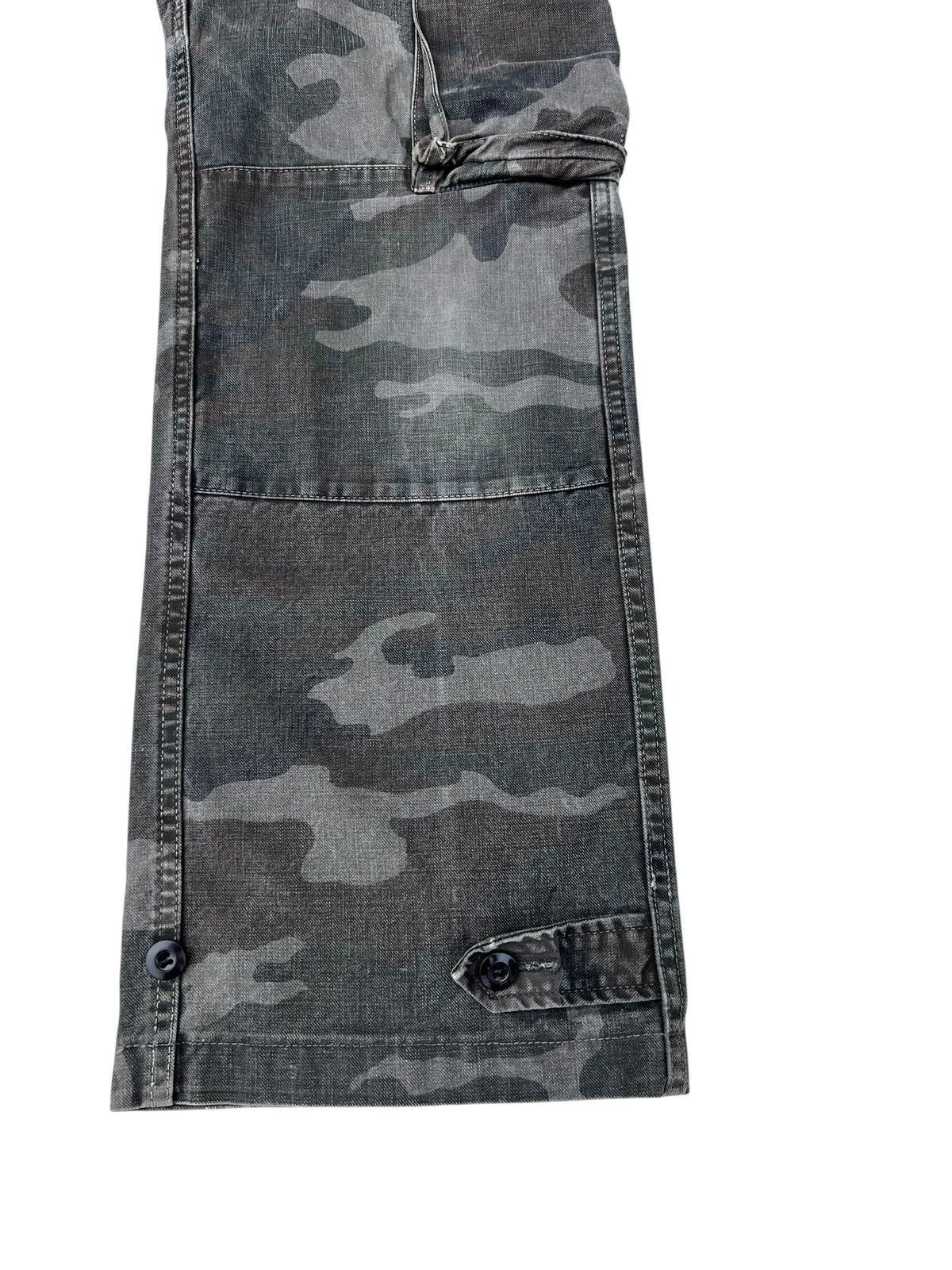 wjk WJK Japan Fade Military Camouflage Cargo Trouser Pant Size US 31 - 11 Thumbnail