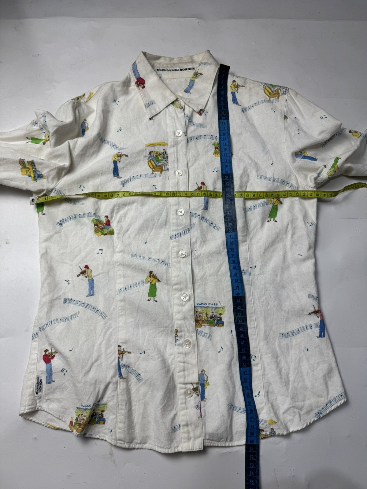 Issey Miyake Issey Miyake Mademoiselle Non Non Music Long Shirt Size US S / EU 44-46 / 1 - 6 Thumbnail