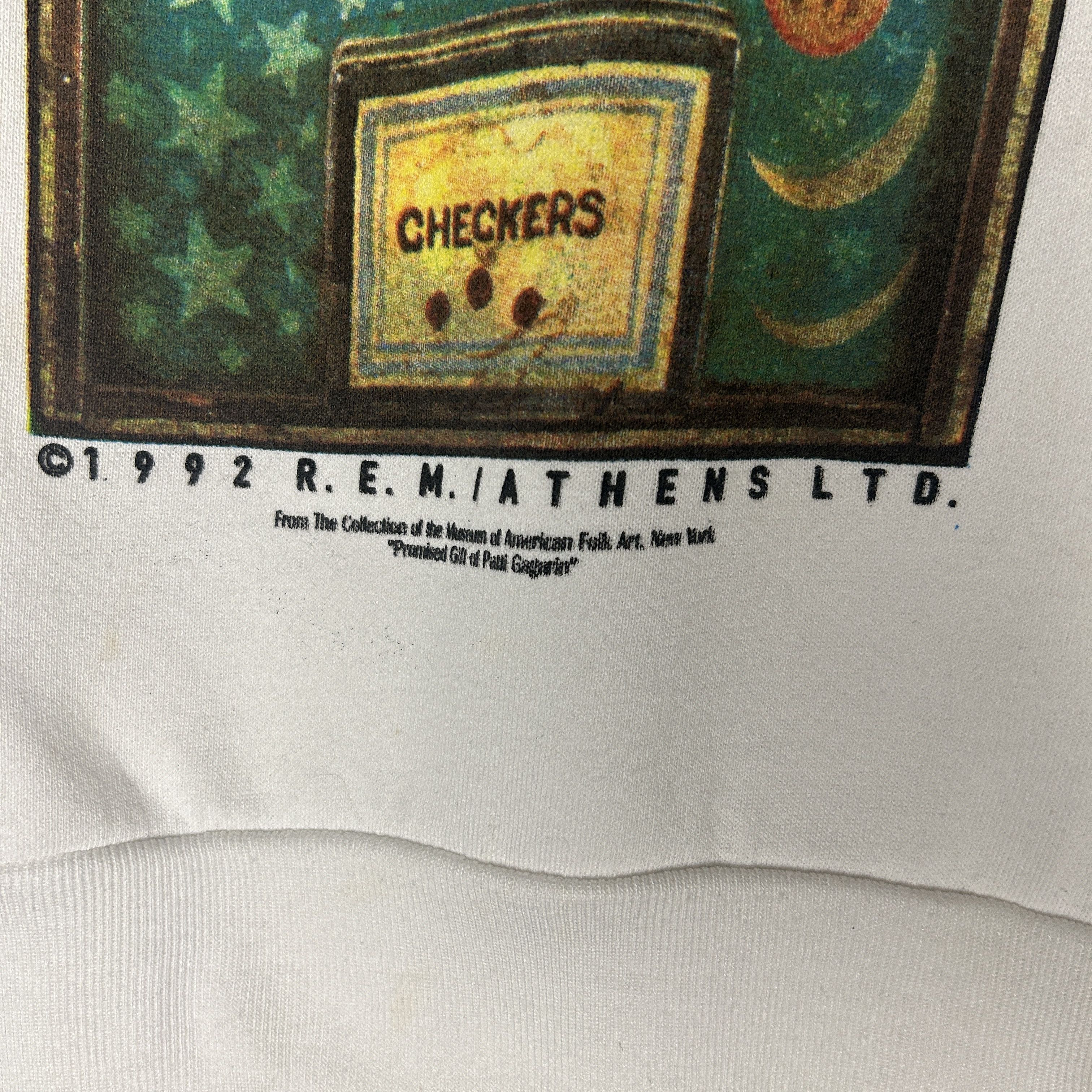 Band Tees Vintage R.E.M. Automatic For The People 1992 Sweatshirt Size US L / EU 52-54 / 3 - 4 Thumbnail