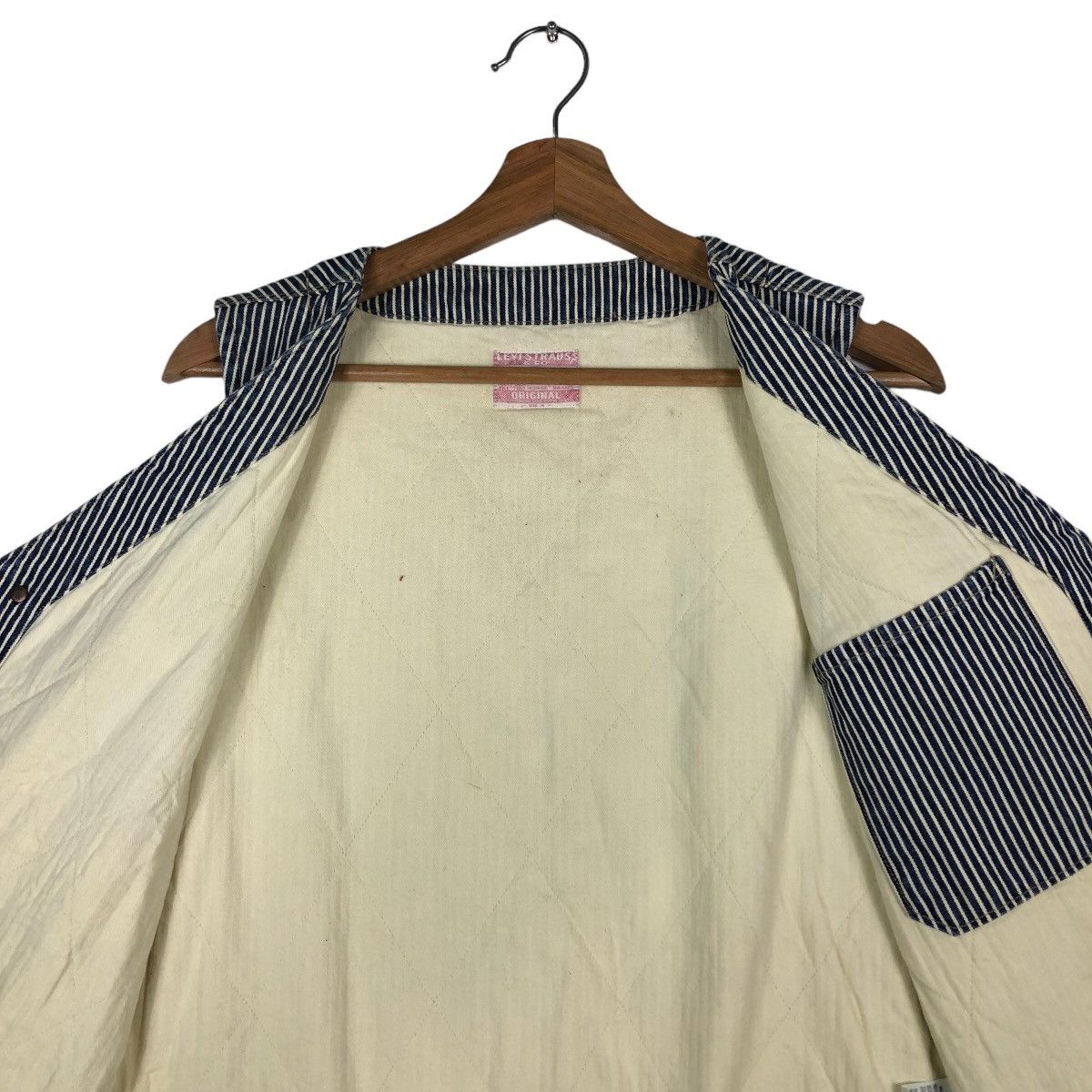 Levi's 🔥Vintage Waist Coats Hickory Striped Levi’s Size US M / EU 48-50 / 2 - 15 Thumbnail