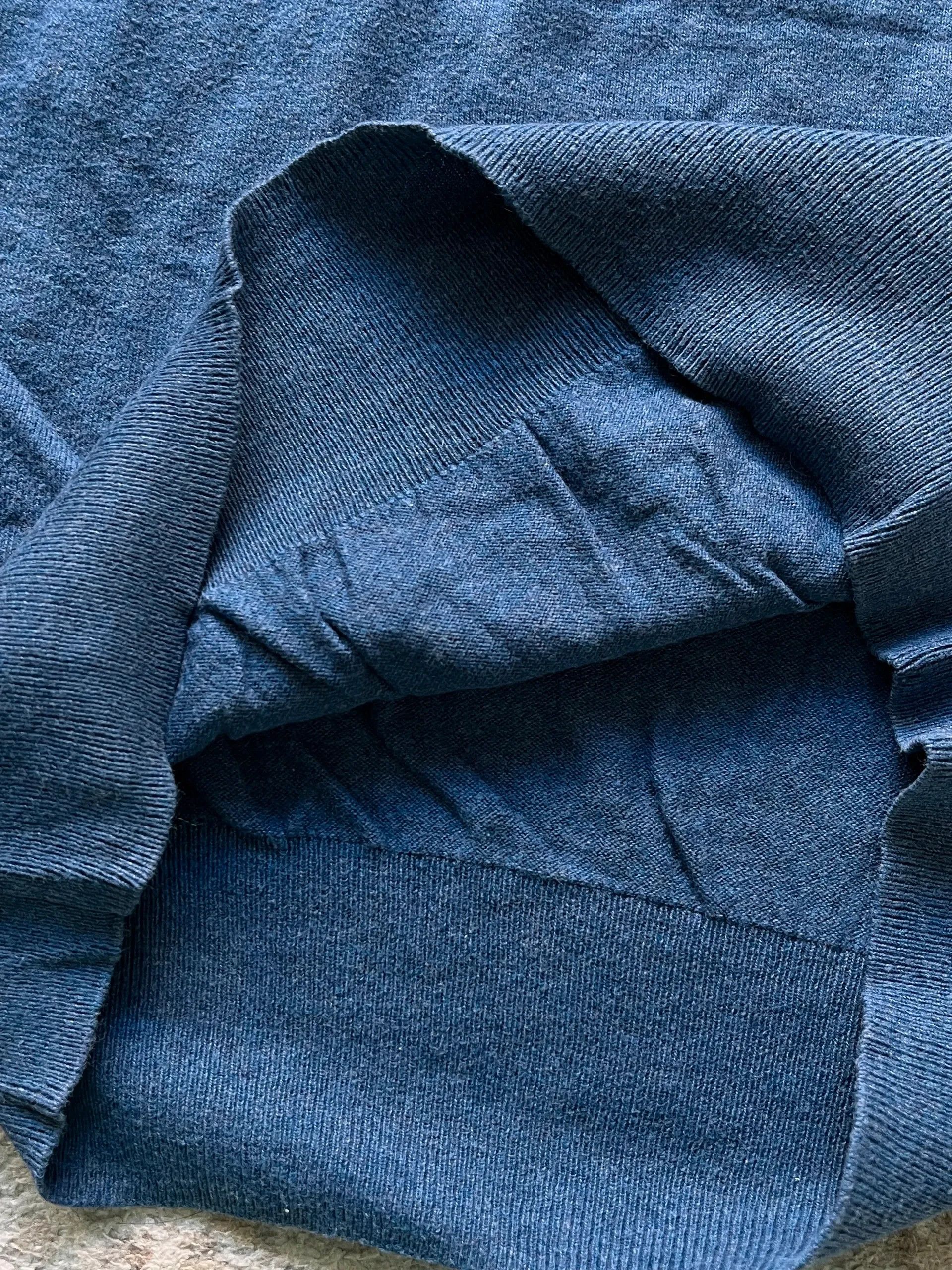Polo Ralph Lauren Polo Ralph Lauren Pima Cotton Slim Fit Sz M Blue Sweater Size US M / EU 48-50 / 2 - 10 Thumbnail