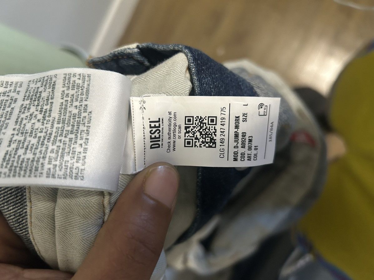 Diesel Denim Workwear Dungarees Size US 34 / EU 50 - 5 Thumbnail