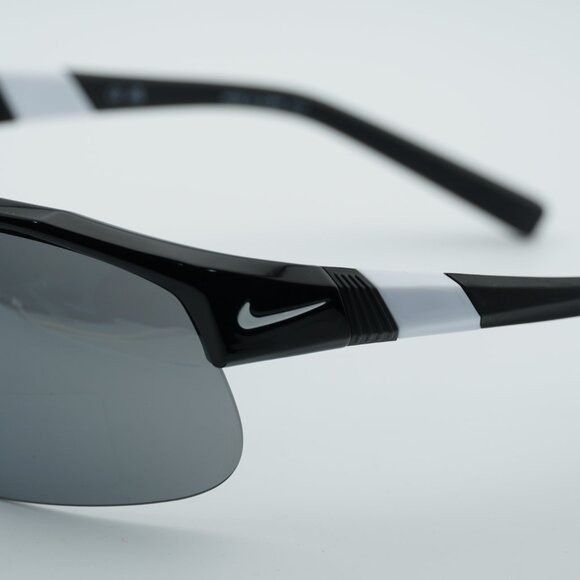 Nike NIKE SHOW X1 DX6520 011 Sunglasses Black Shield Frame Size ONE SIZE - 2 Thumbnail
