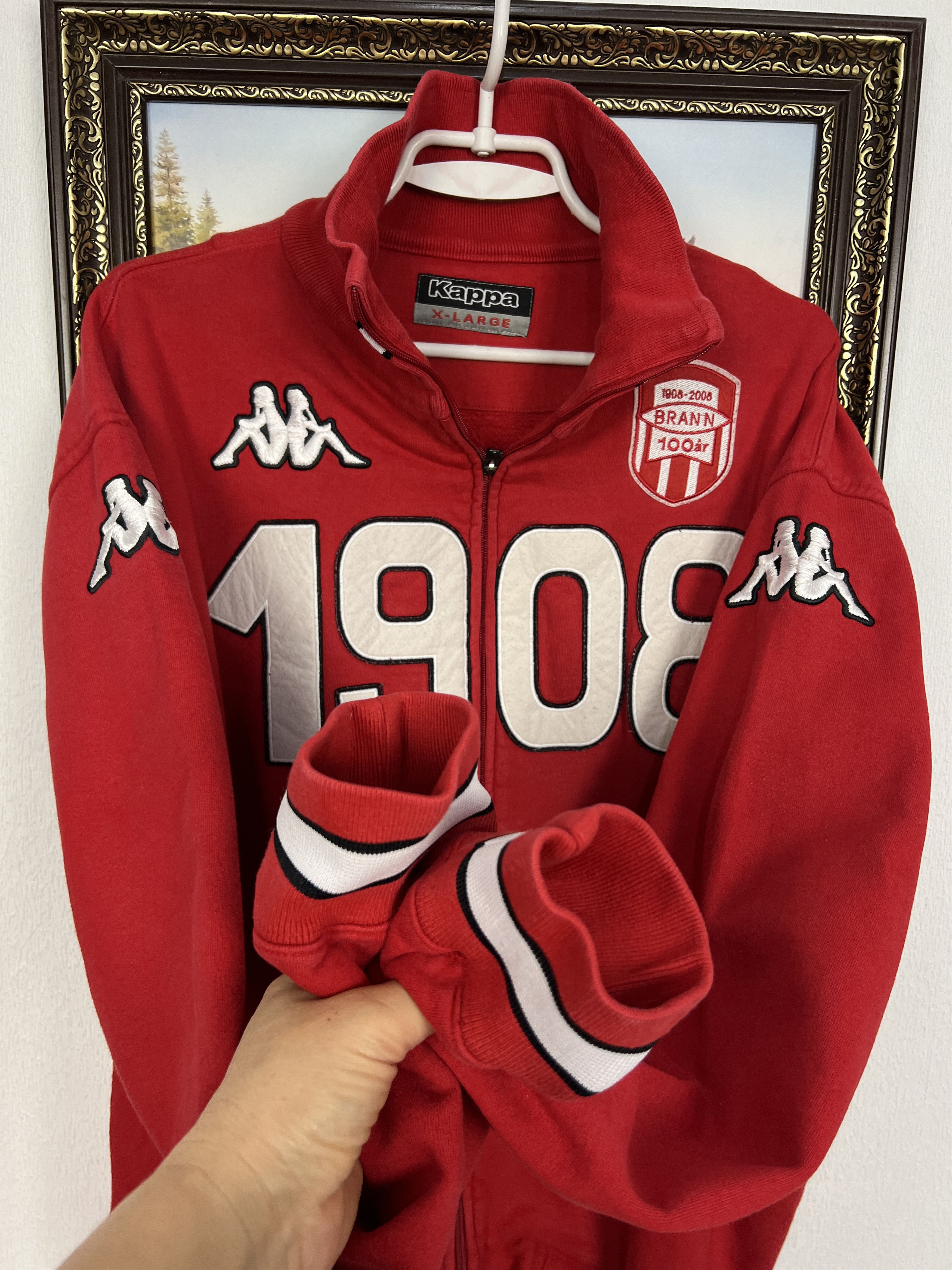 Kappa Vintage Kappa Brann Bergen Football Jacket Soccer Track Top Size US XL / EU 56 / 4 - 6 Thumbnail