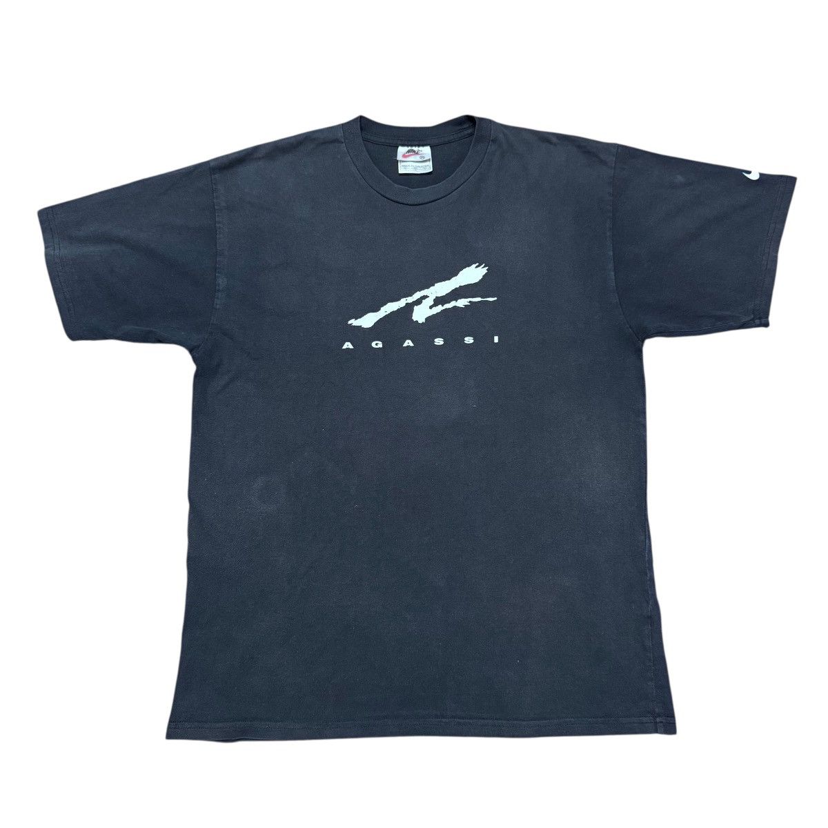 Nike Vintage Nike Andre Agassi Shirt Sunfaded Size US M / EU 48-50 / 2 - 1 Thumbnail