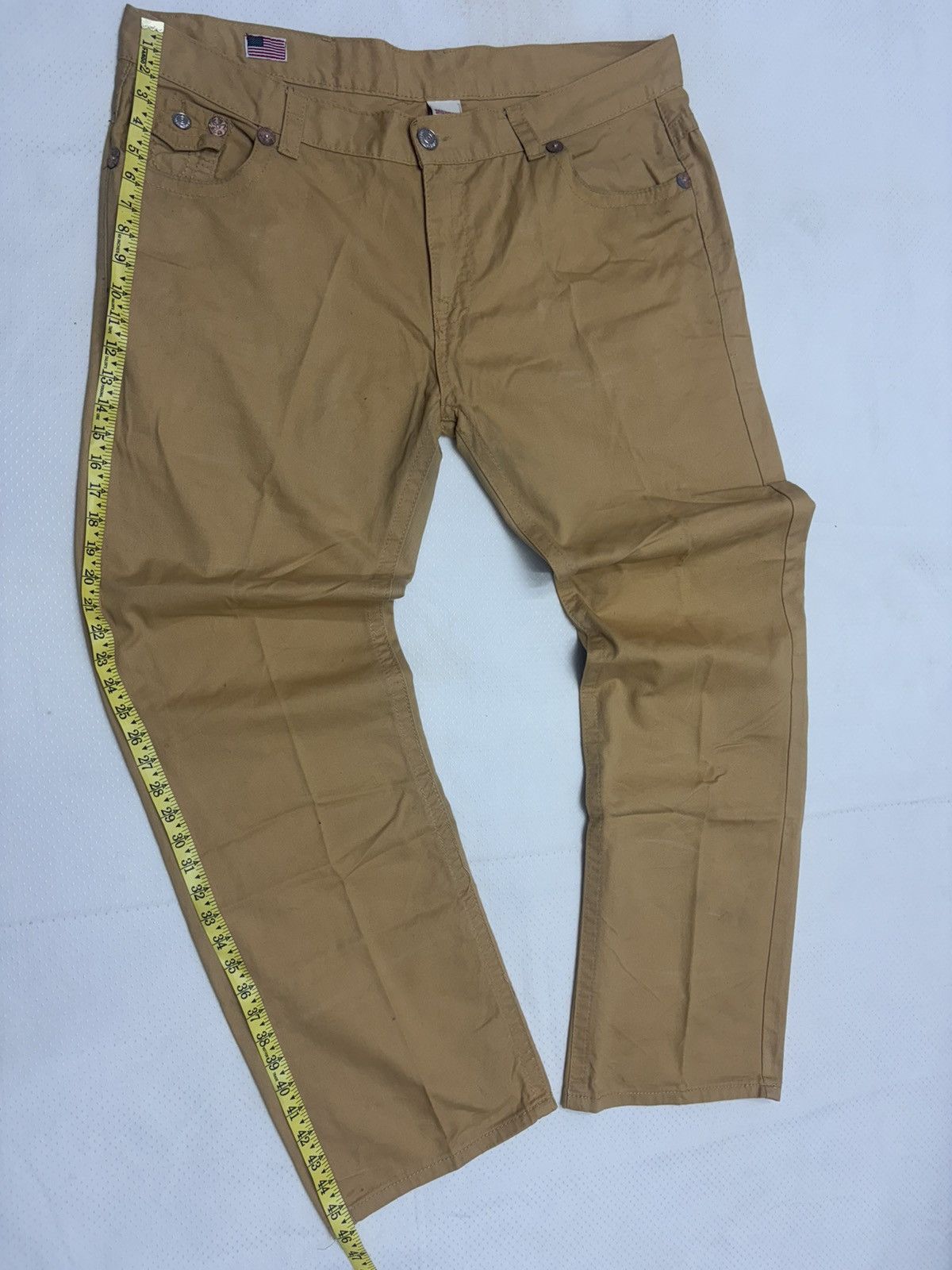 True Religion True Religion Joey Super T Khaki Denim Pants - Made in USA Size US 42 / EU 58 - 3 Thumbnail