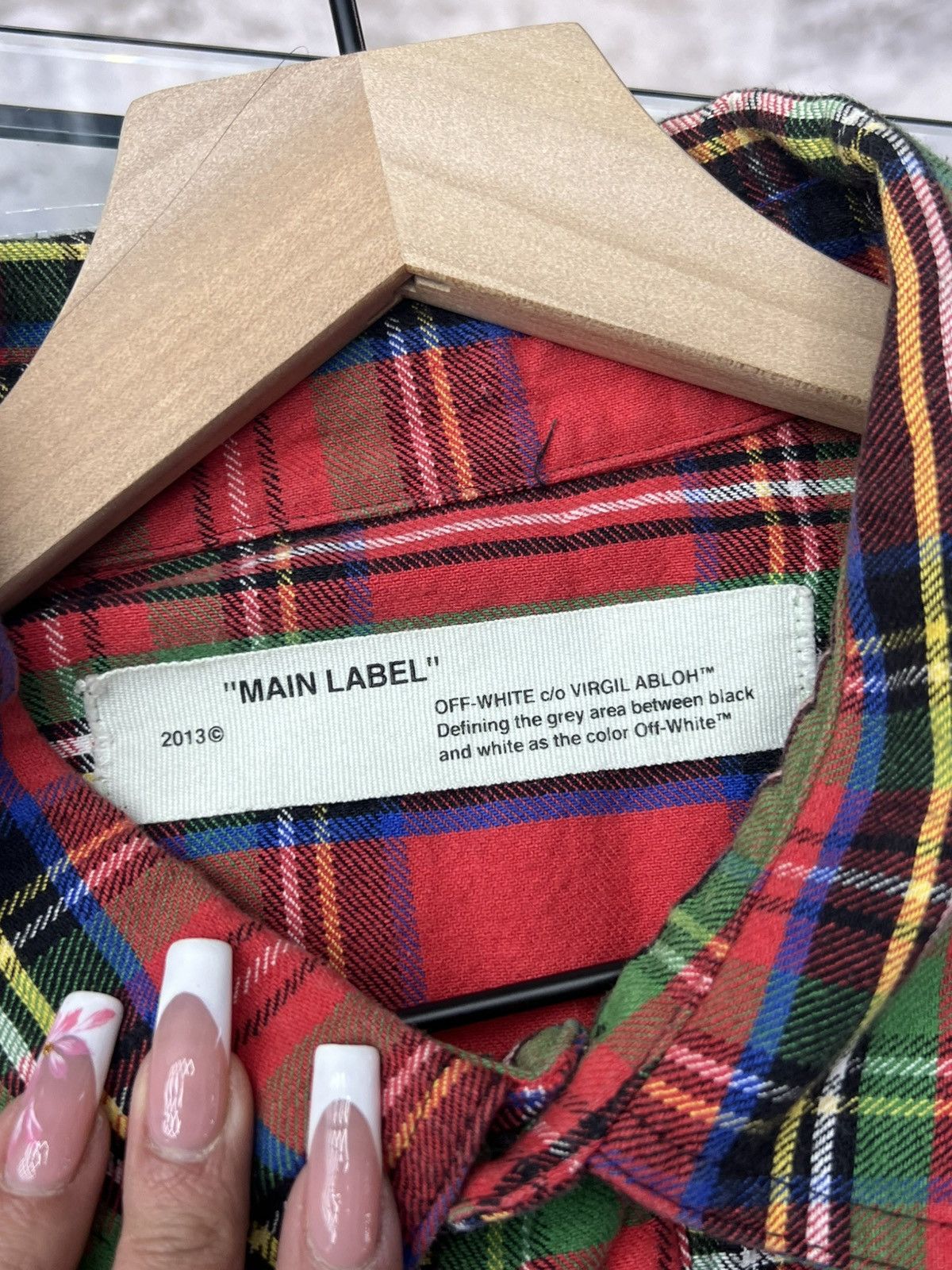 Off-White Off-White Spray Check Shirt Size US M / EU 48-50 / 2 - 11 Thumbnail