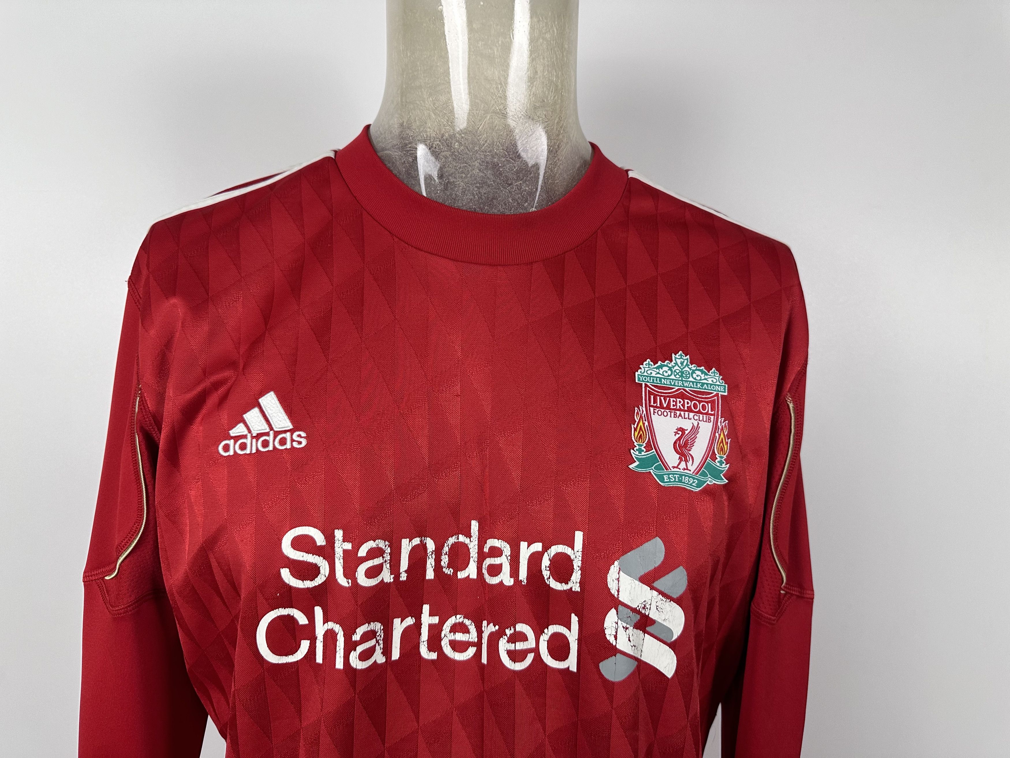 Adidas LIVERPOOL 2010 SHIRT JERSEY LONG SLEEVE ADIDAS #39 BELLAMY Size US L / EU 52-54 / 3 - 7 Thumbnail