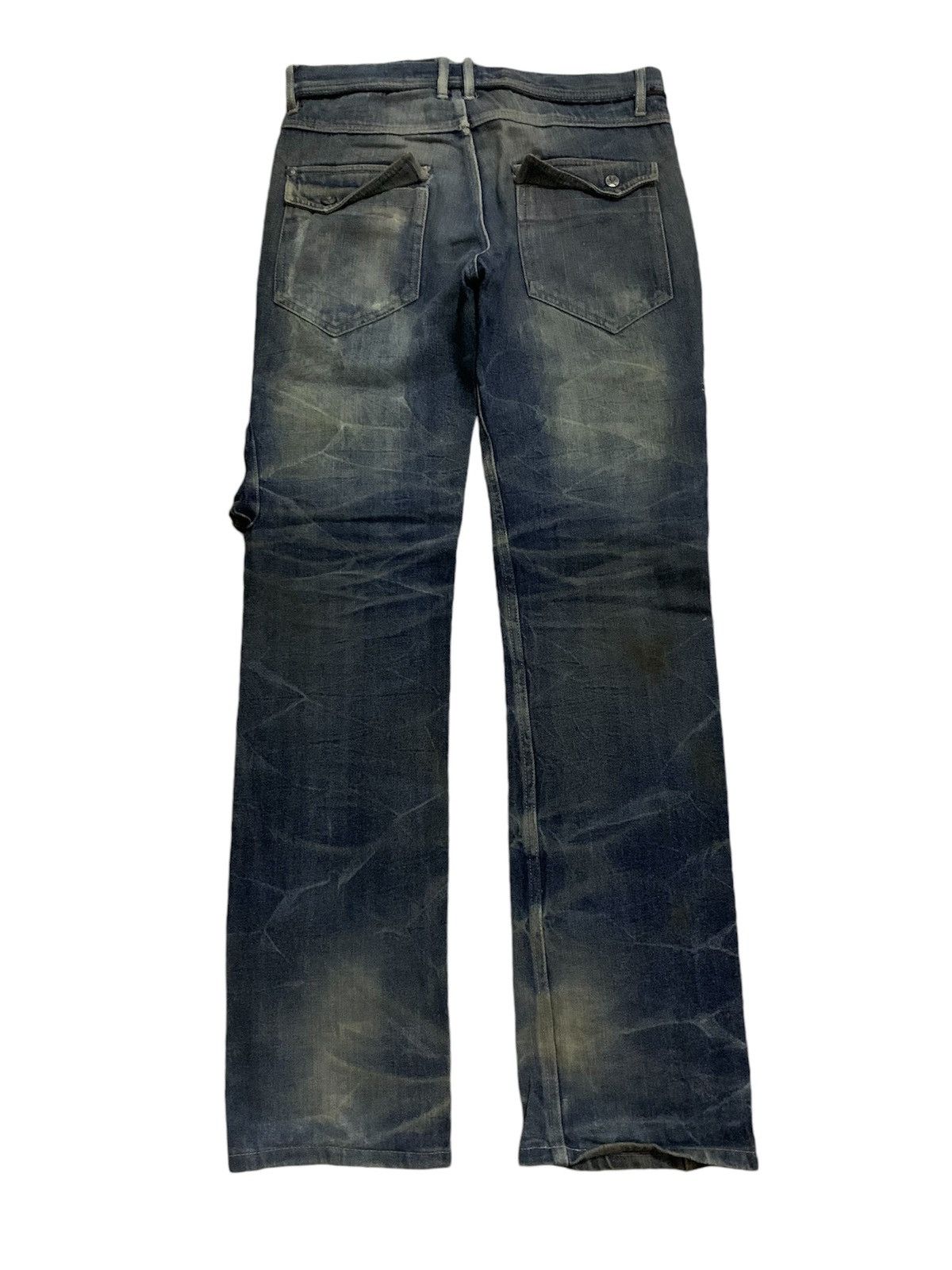 semanticdesign 💥Vintage Japanese Doublefocus Cargo Blue Denim Size US 32 / EU 48 - 3 Thumbnail