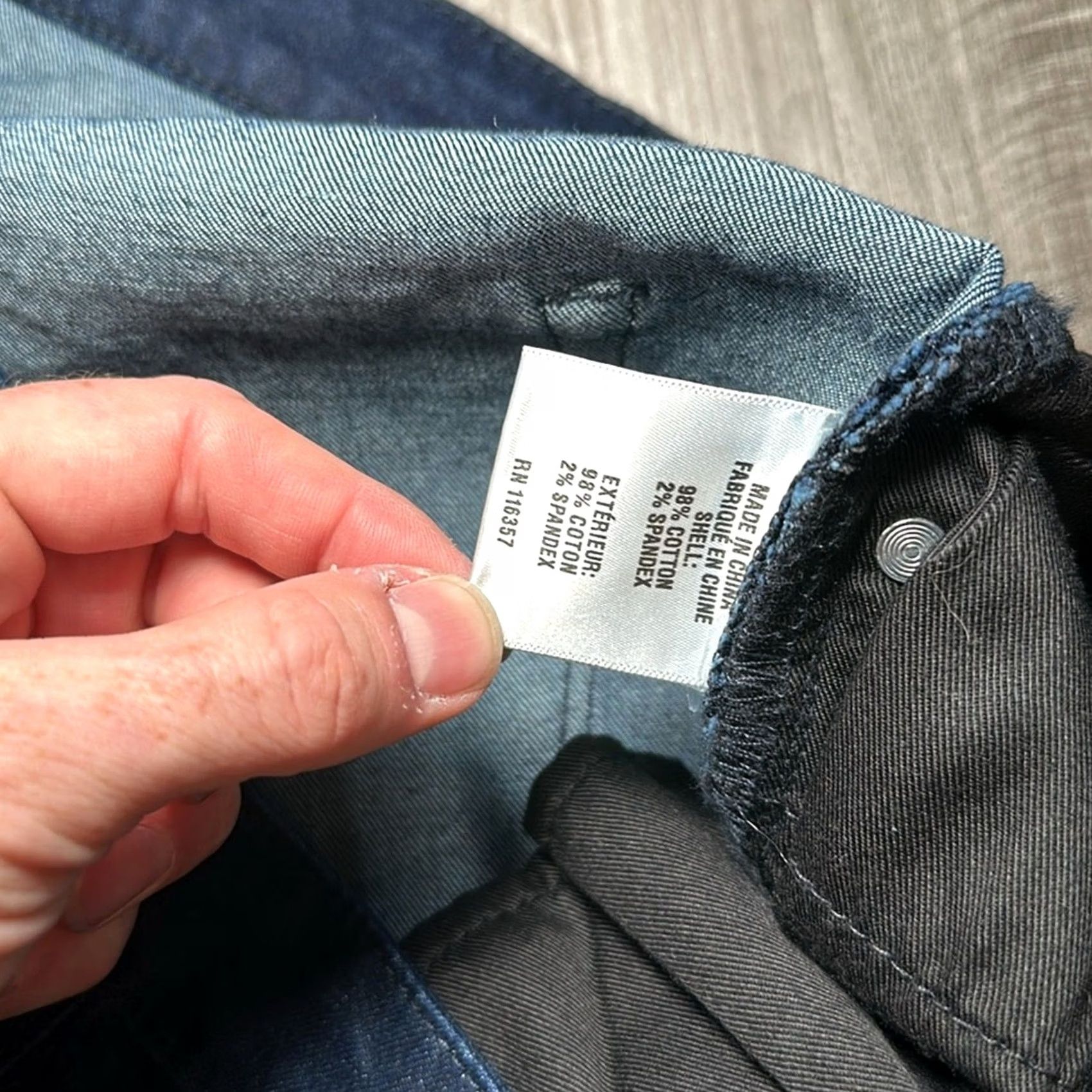 Vintage Zachary Prell Jeans - 38x30 Men's Jeans Tapered Blue 38 Regular Inseam 30"} Size US 38 / EU 54 - 8 Thumbnail