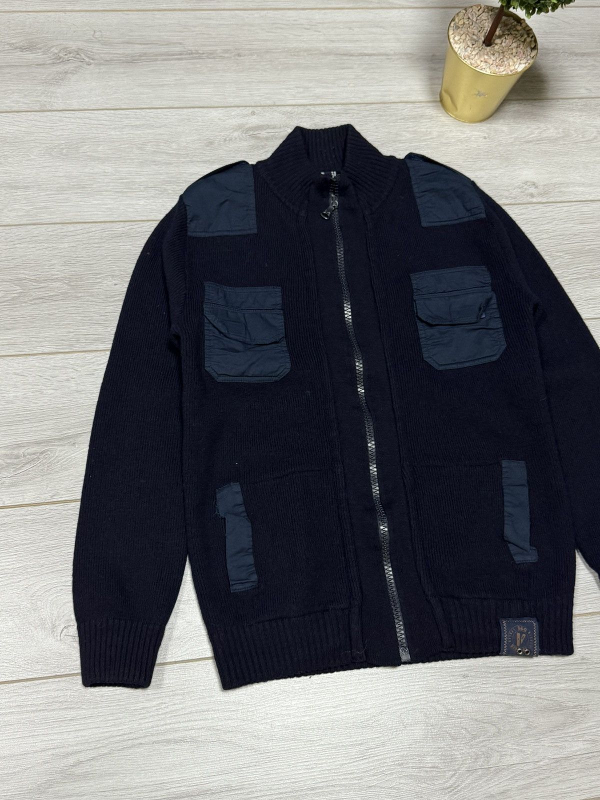 Dolce & Gabbana Dolce&Gabbana sweater avant-garde zip nylon pickets Size US M / EU 48-50 / 2 - 3 Thumbnail