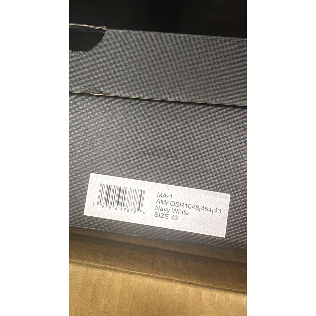Amiri o1rshd1 Q:2 / MA-1 Low-Top Sneakers in Navy / White Size US 10 / EU 43 - 24 Thumbnail